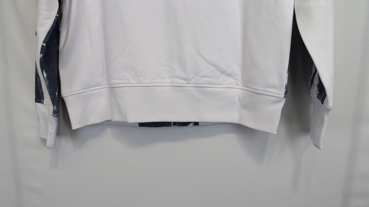 Alexander McQueen o1rshd1 ***Defect / Printed Hoodie in Navy and White Size US M / EU 48-50 / 2 - 12 Thumbnail