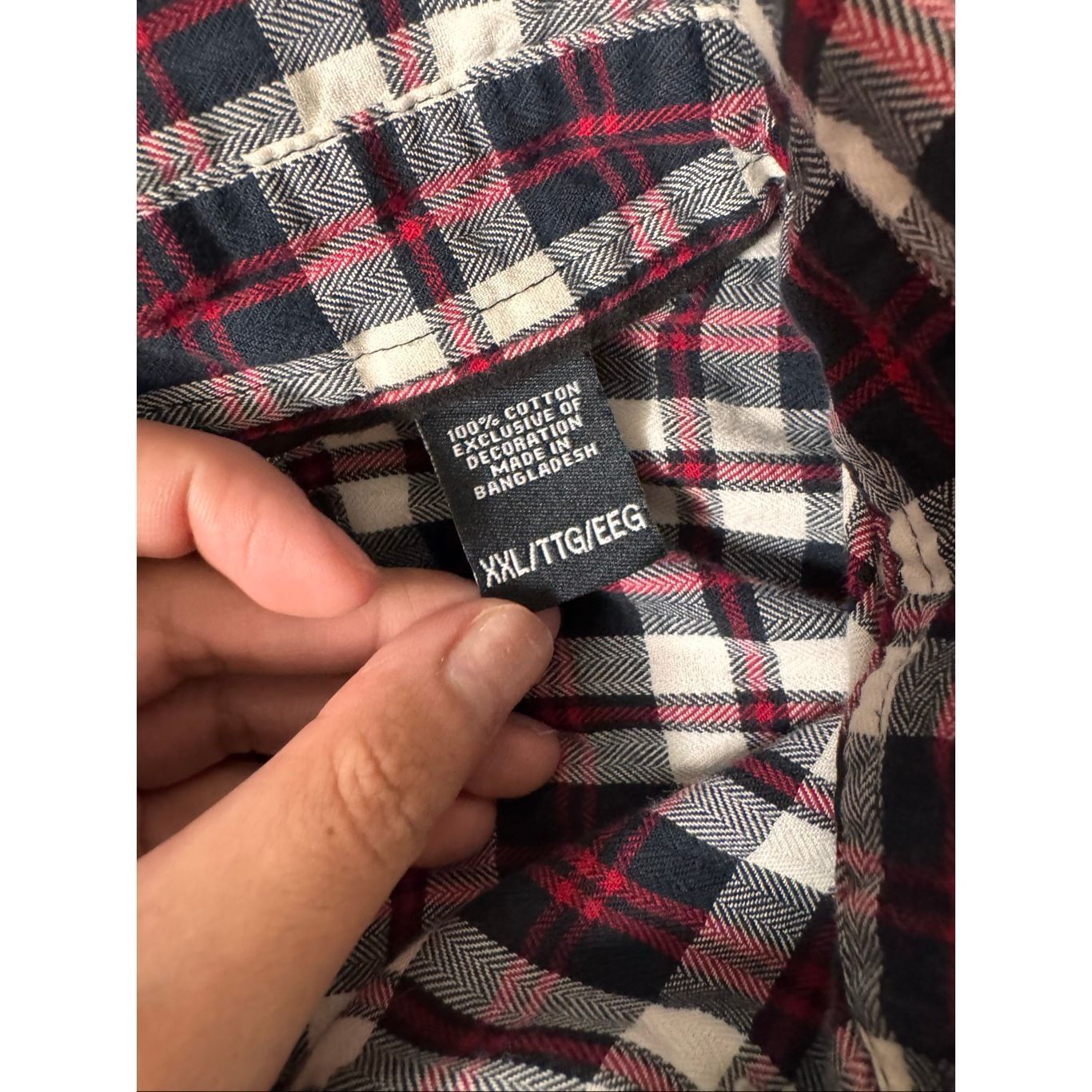 Chaps Chaps Plaid Flannel Shirt XXL Red Black White Button Down 10 Size US XXL / EU 58 / 5 - 6 Thumbnail