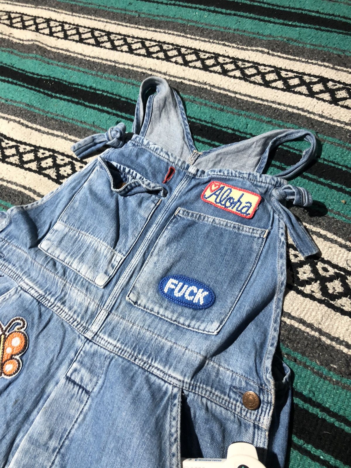 Hysteric Glamour Rare !! Hysteric Glamour Overalls Denim Size 28" / US 6 / IT 42 - 10 Thumbnail