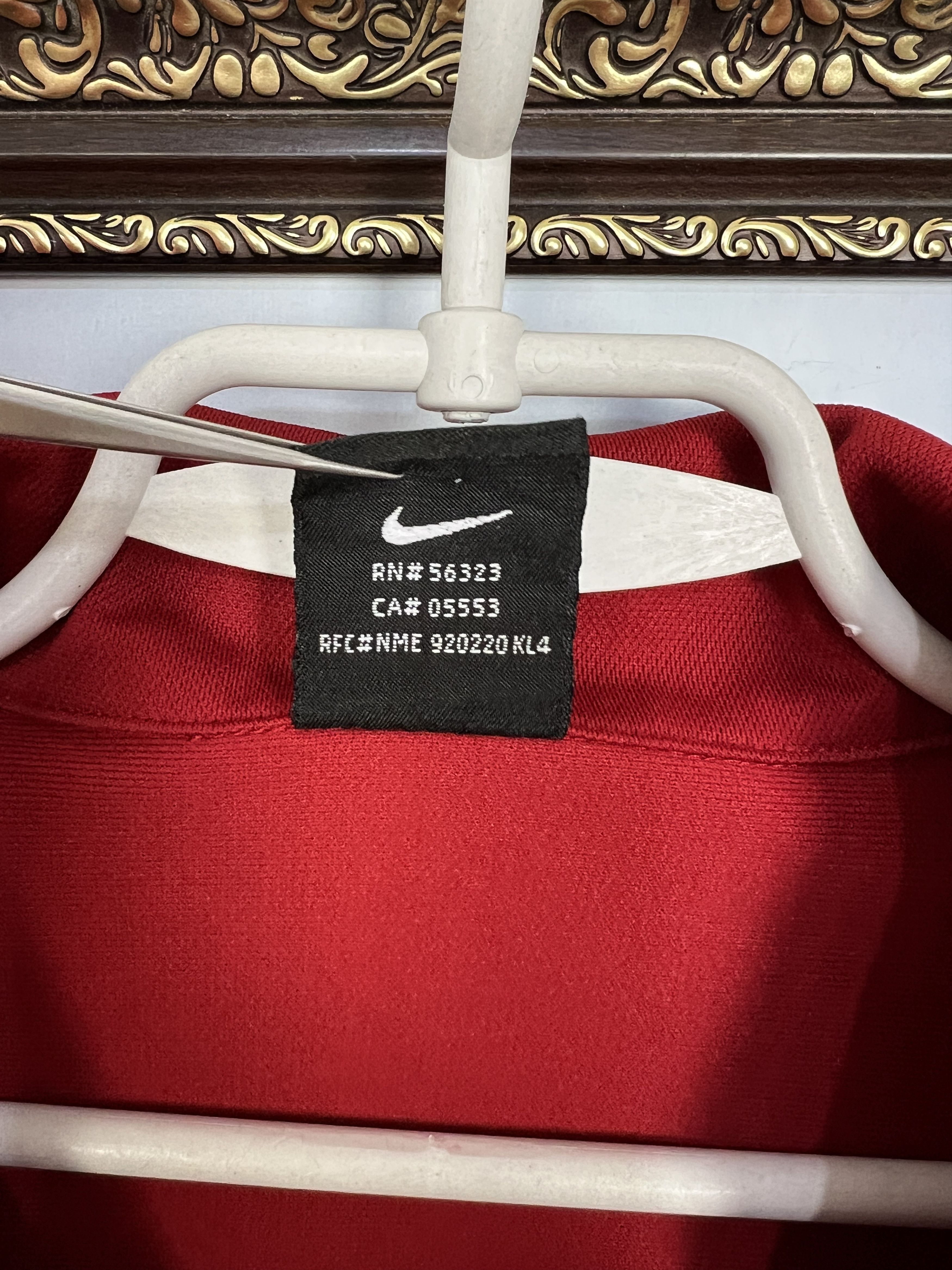 Nike Vintage 90's Nike Football Template Shirt Soccer Long Sleeve Size US XXL / EU 58 / 5 - 7 Thumbnail