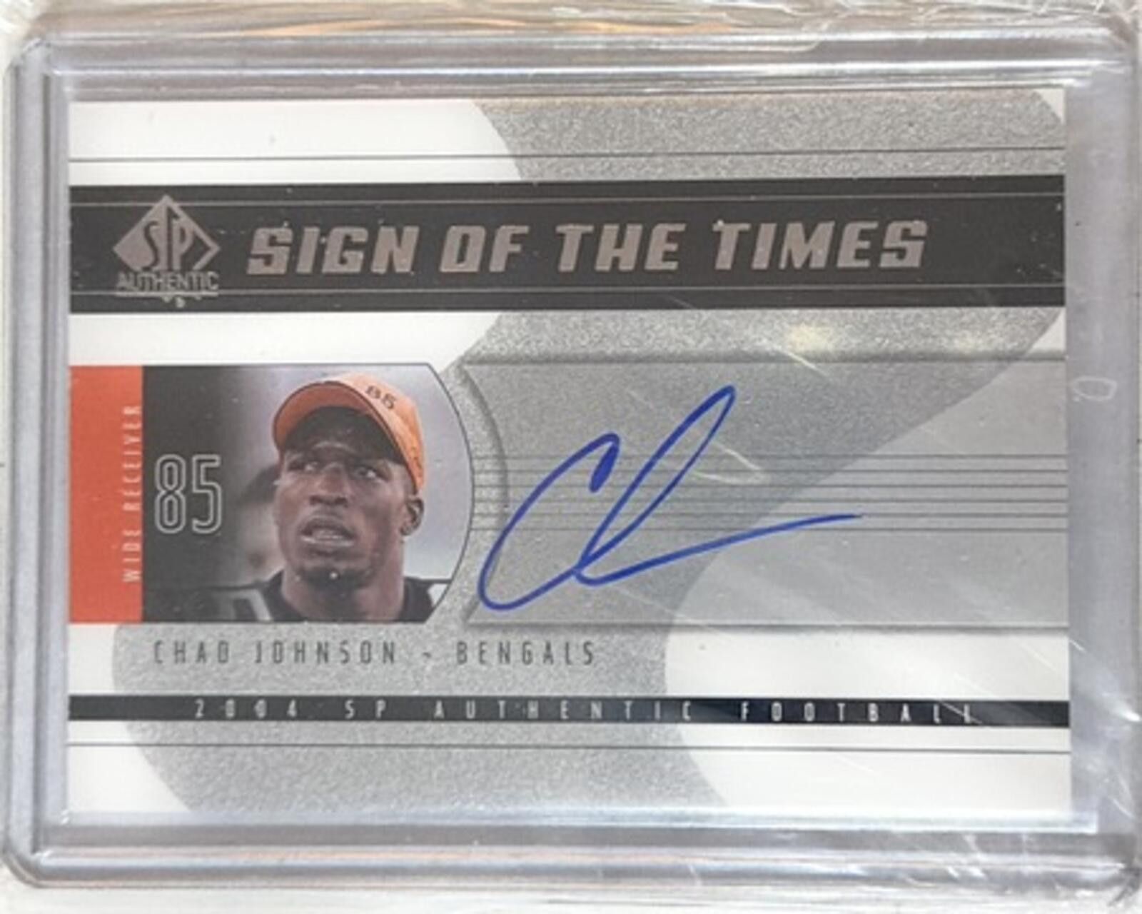 Other 2004 SP Authentic Sign of the Times Chad Johnson Auto Size ONE SIZE - 1 Thumbnail