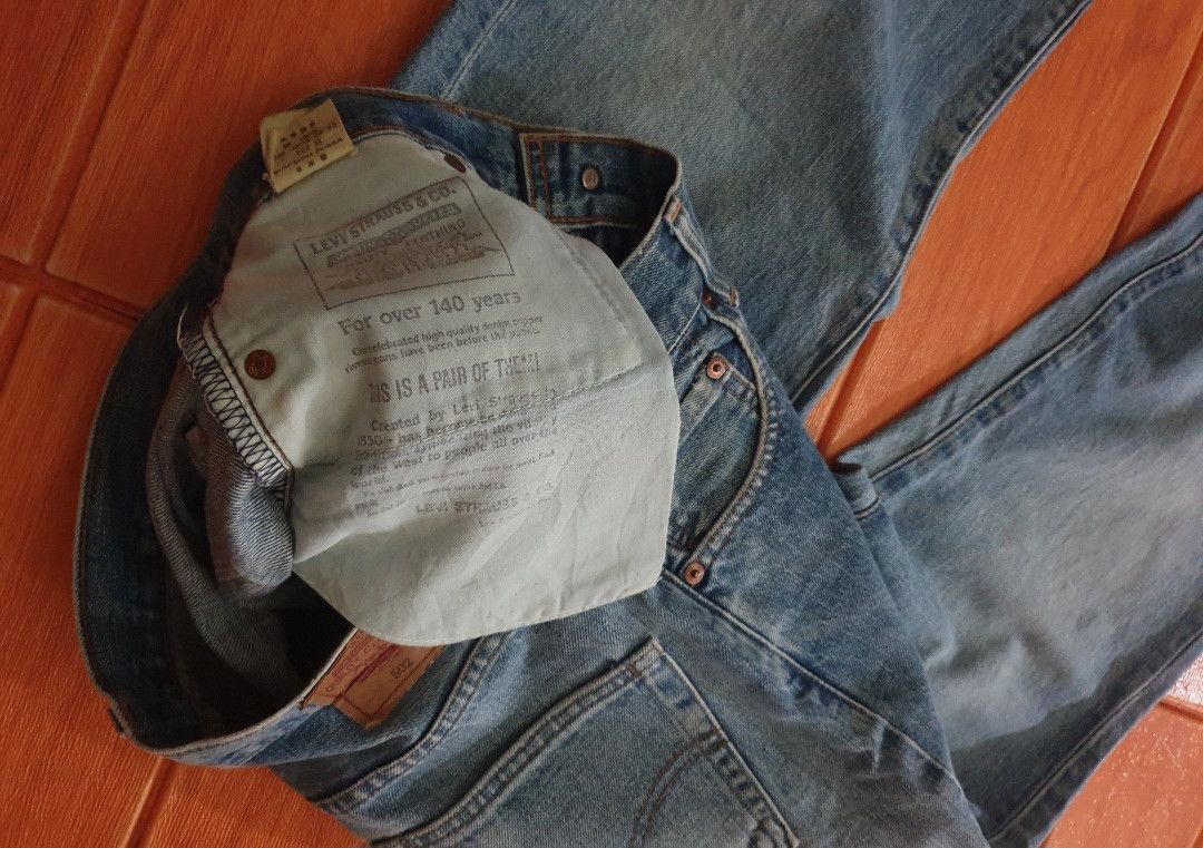 Levi's 💥Vintage Levis big E 502 Salvedge J22 denim pant Size US 30 / EU 46 - 22 Thumbnail