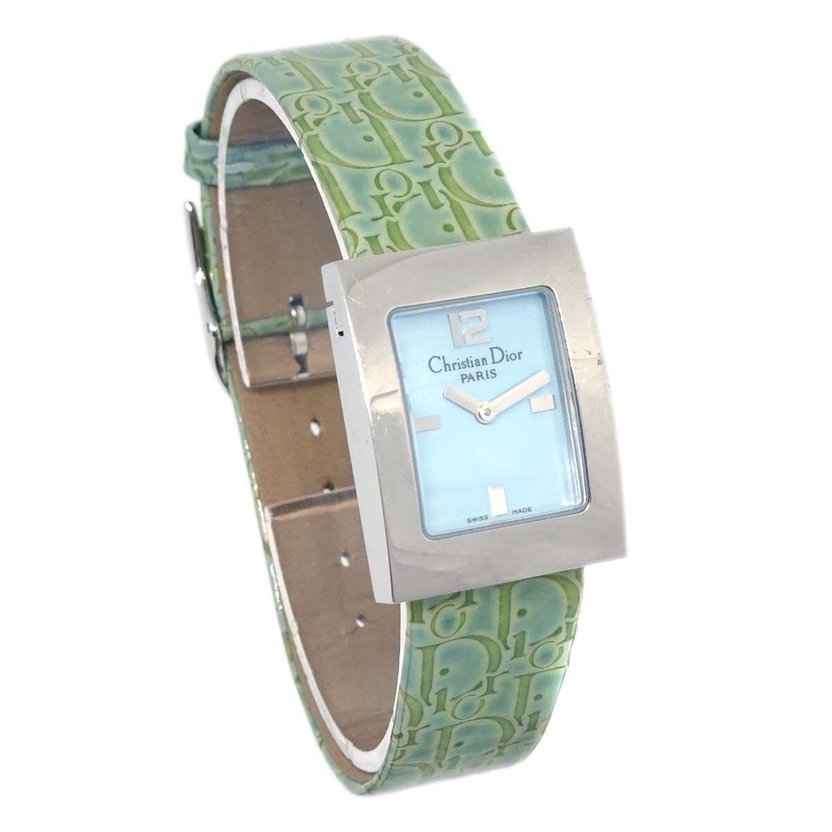 Dior Christian Dior Malice Quartz Watch Stainless Steel and Diorissimo Leather Size ONE SIZE - 1 Thumbnail