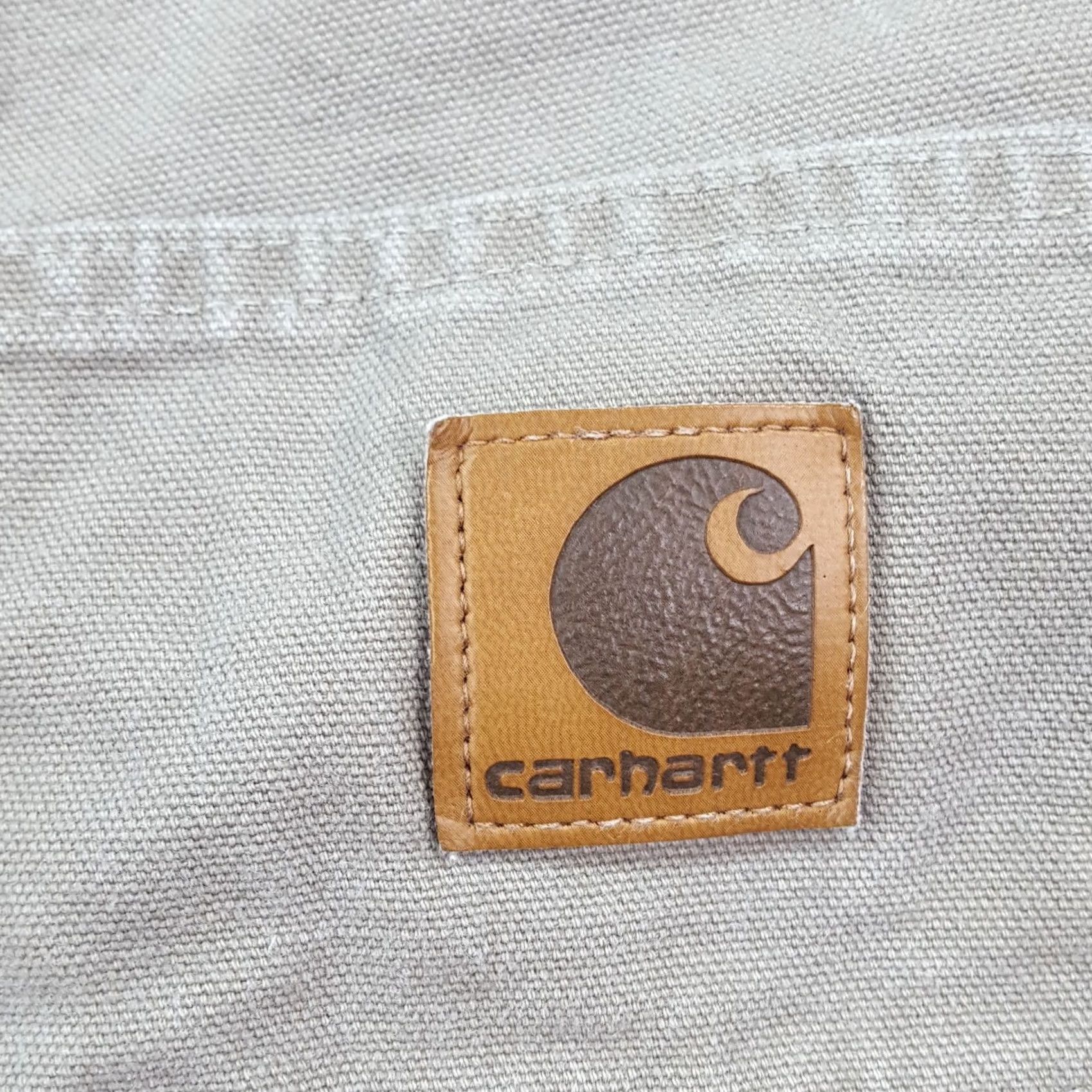 Carhartt VINTAGE Carhartt Khaki Beige Relaxed Size 42 Work Logo Chino Shorts 90s Mens Size US 42 / EU 58 - 6 Thumbnail