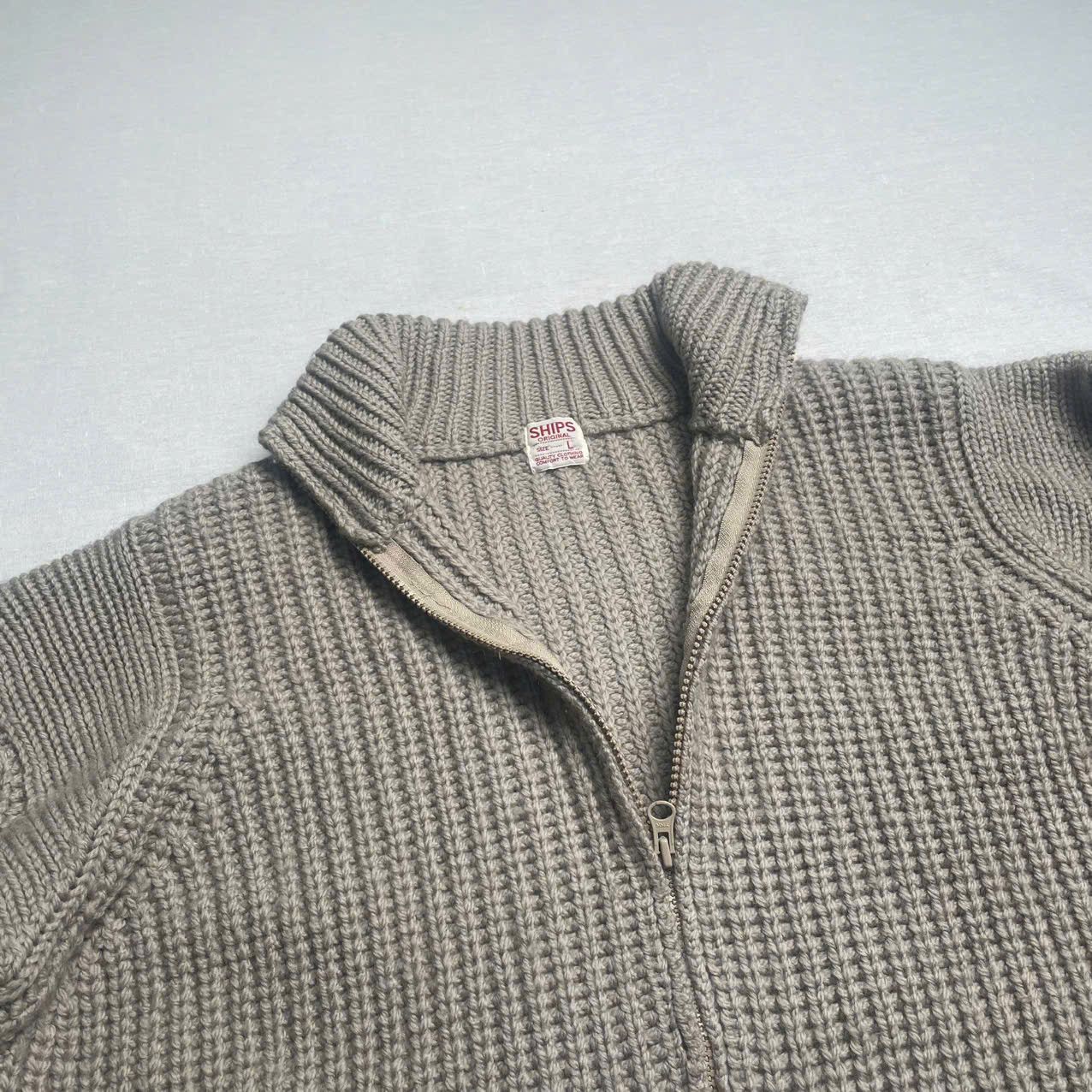 SHIPS SHIPS beige wool jacket Size US L / EU 52-54 / 3 - 5 Thumbnail