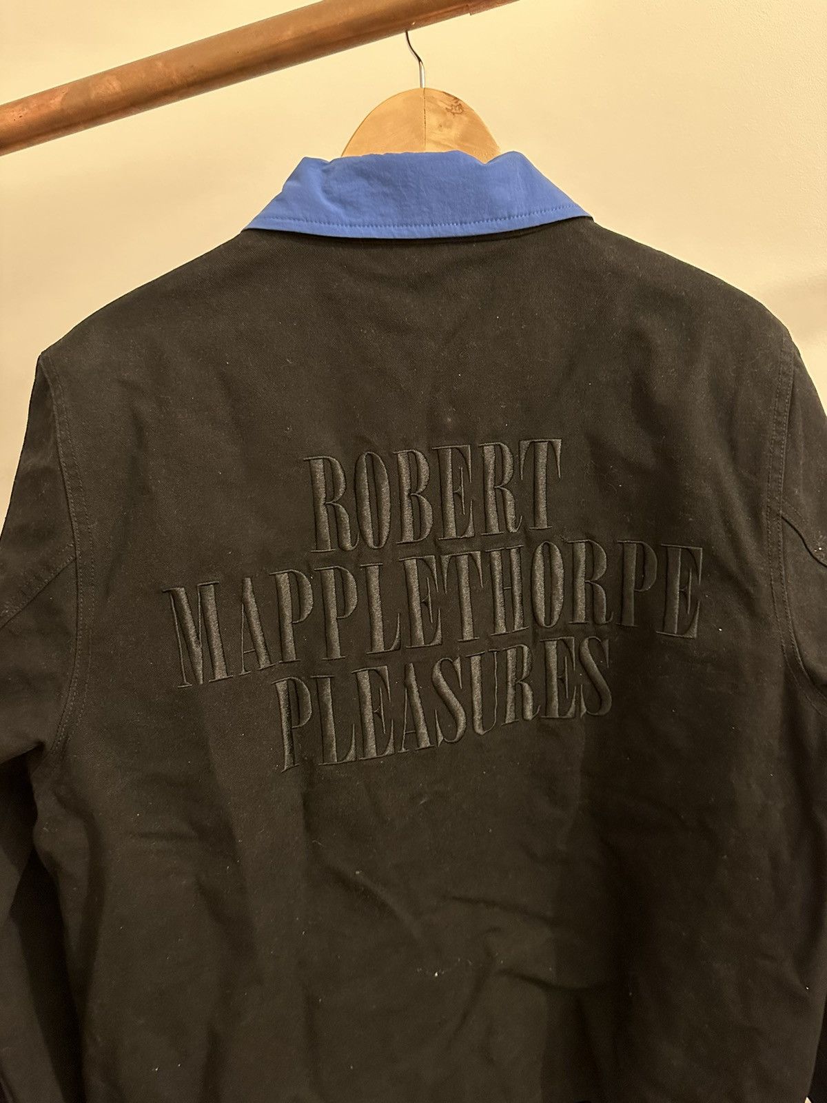Pleasures Pleasures x Robert Mapplethorpe Hands Jacket M Black Blue Size US M / EU 48-50 / 2 - 3 Thumbnail