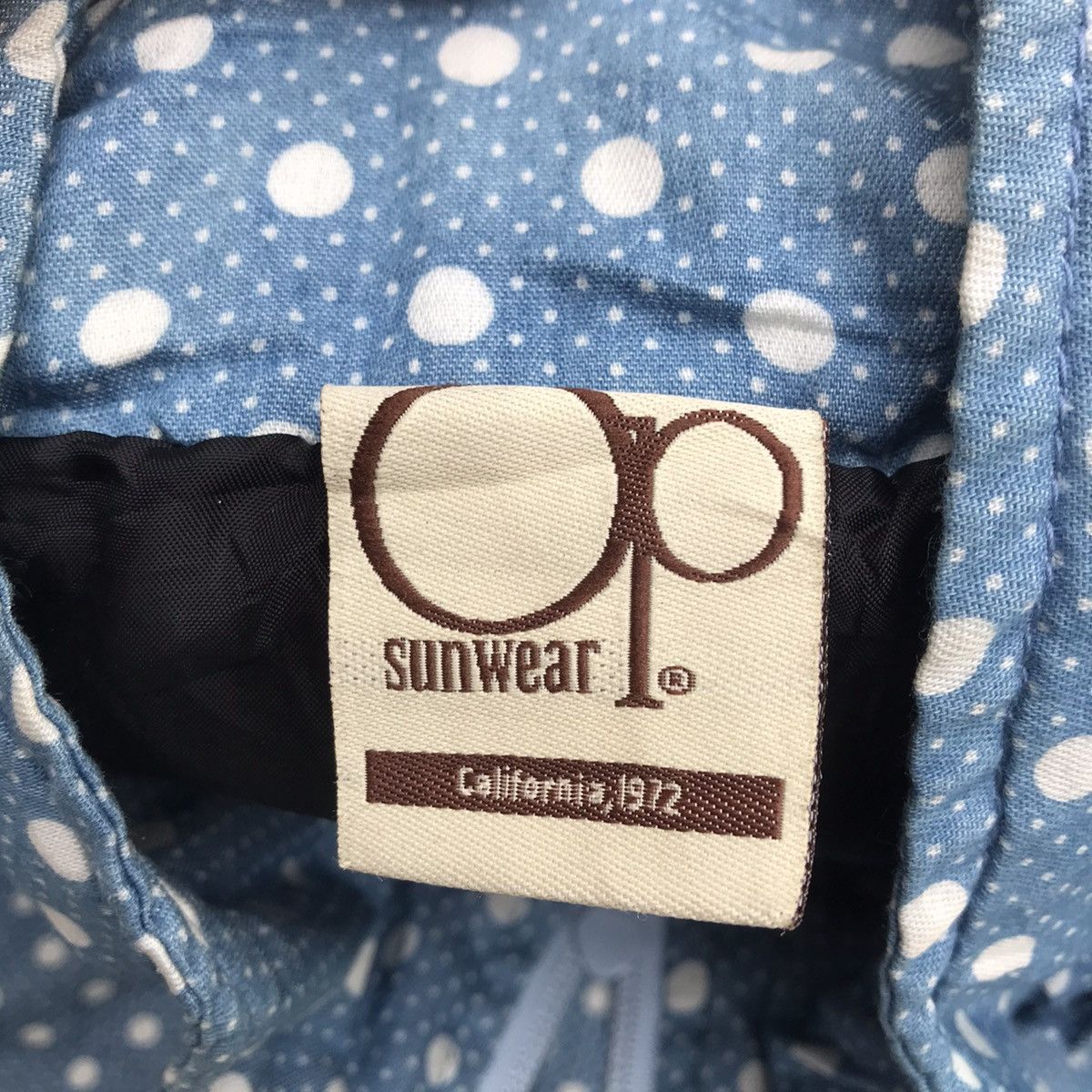 Ocean Pacific × Vintage Vintage Op Ocean Pacific Puffer bulang down Jacket Polkadots Size US L / EU 52-54 / 3 - 7 Thumbnail