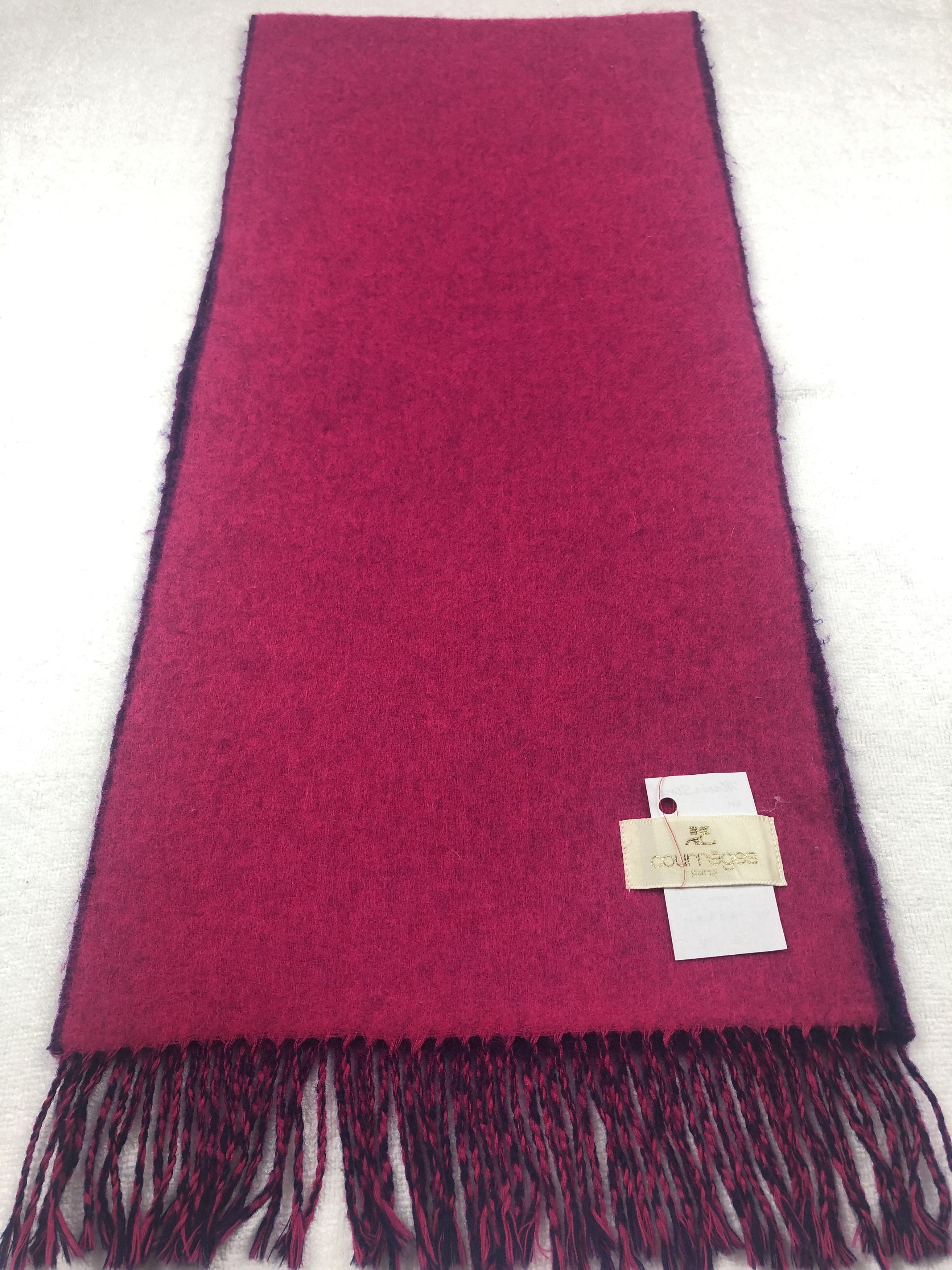 Courreges Courreges Wool Scarf / Muffler / Neckwear Size ONE SIZE - 2 Thumbnail