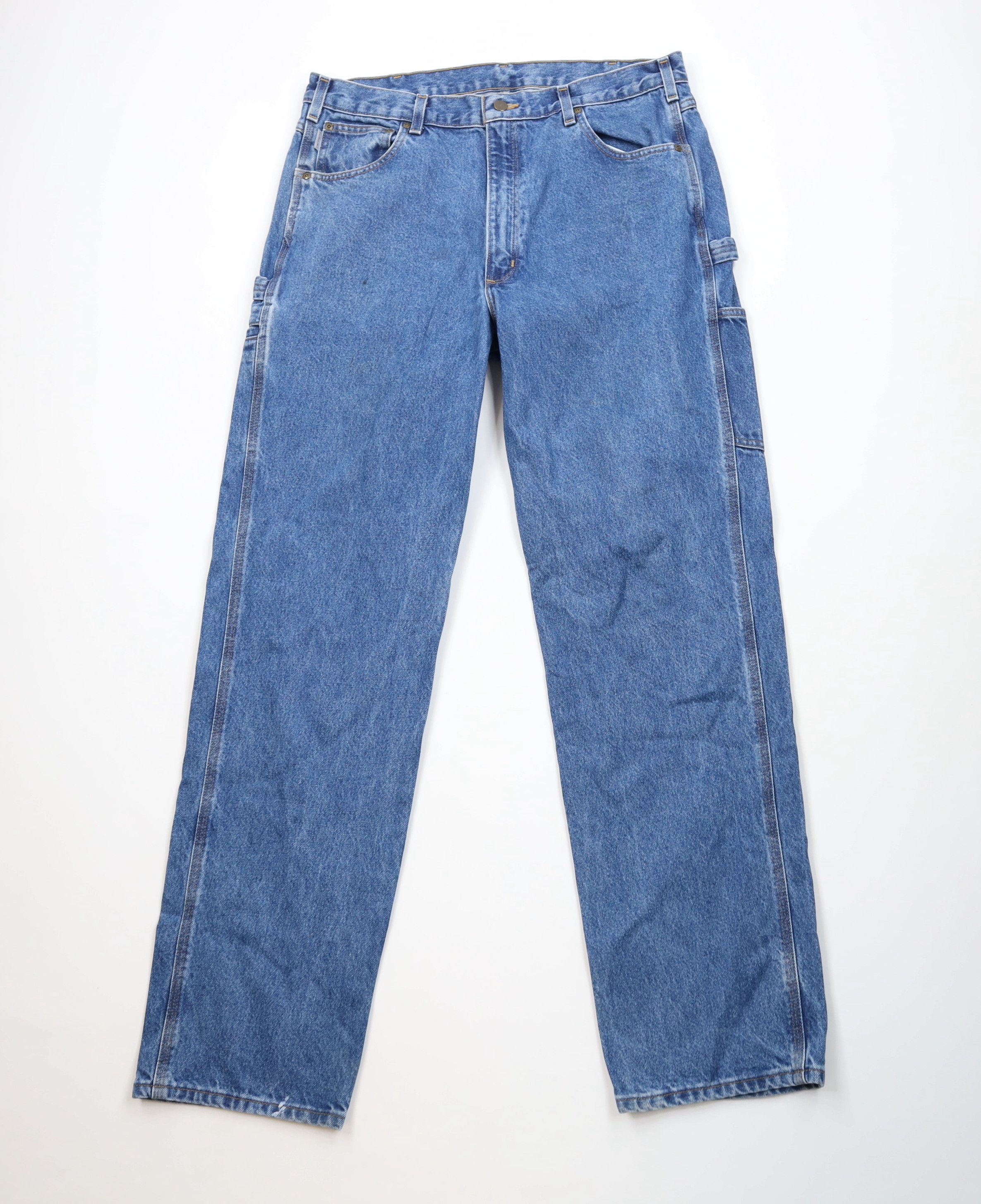 Carhartt Vintage Carhartt Relaxed Wide Leg Dungaree Denim Jeans Size US 38 / EU 54 - 1 Thumbnail