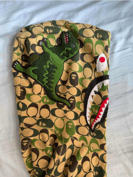 Bape Bape Shark Hooded Jacket Size US L / EU 52-54 / 3 - 4 Thumbnail