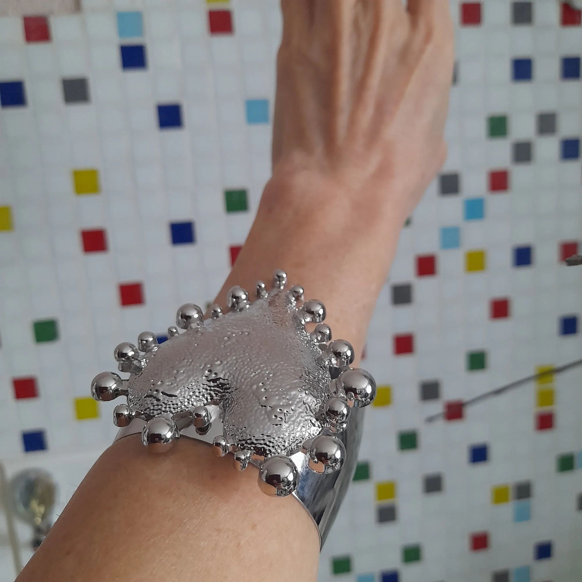 Jewelry × Vintage Irregular Metal Heart Bracelets Size ONE SIZE - 5 Thumbnail