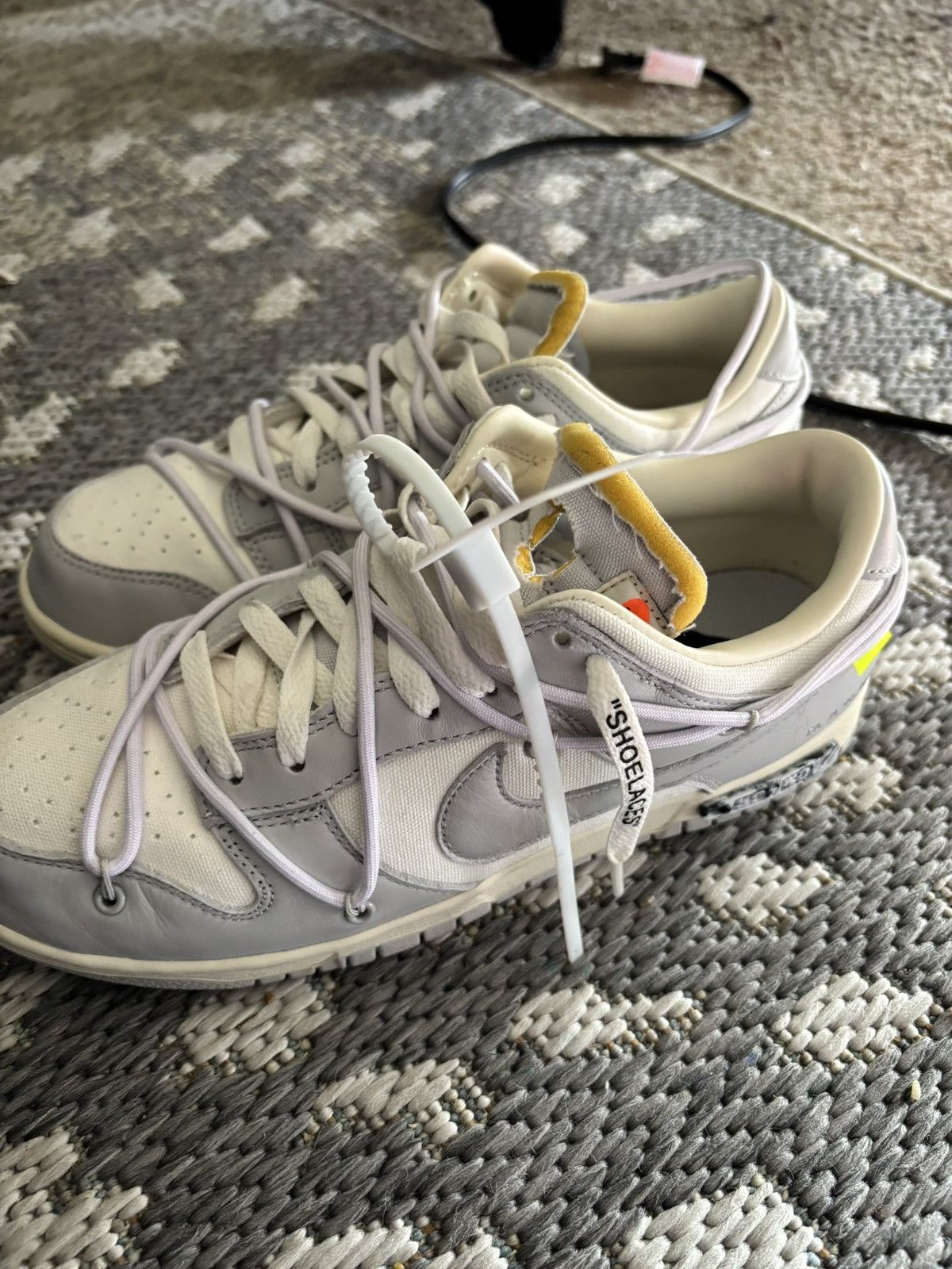 Off-White Off White Dunks NIKE Lot 49 Size US 8.5 / EU 41-42 - 3 Thumbnail