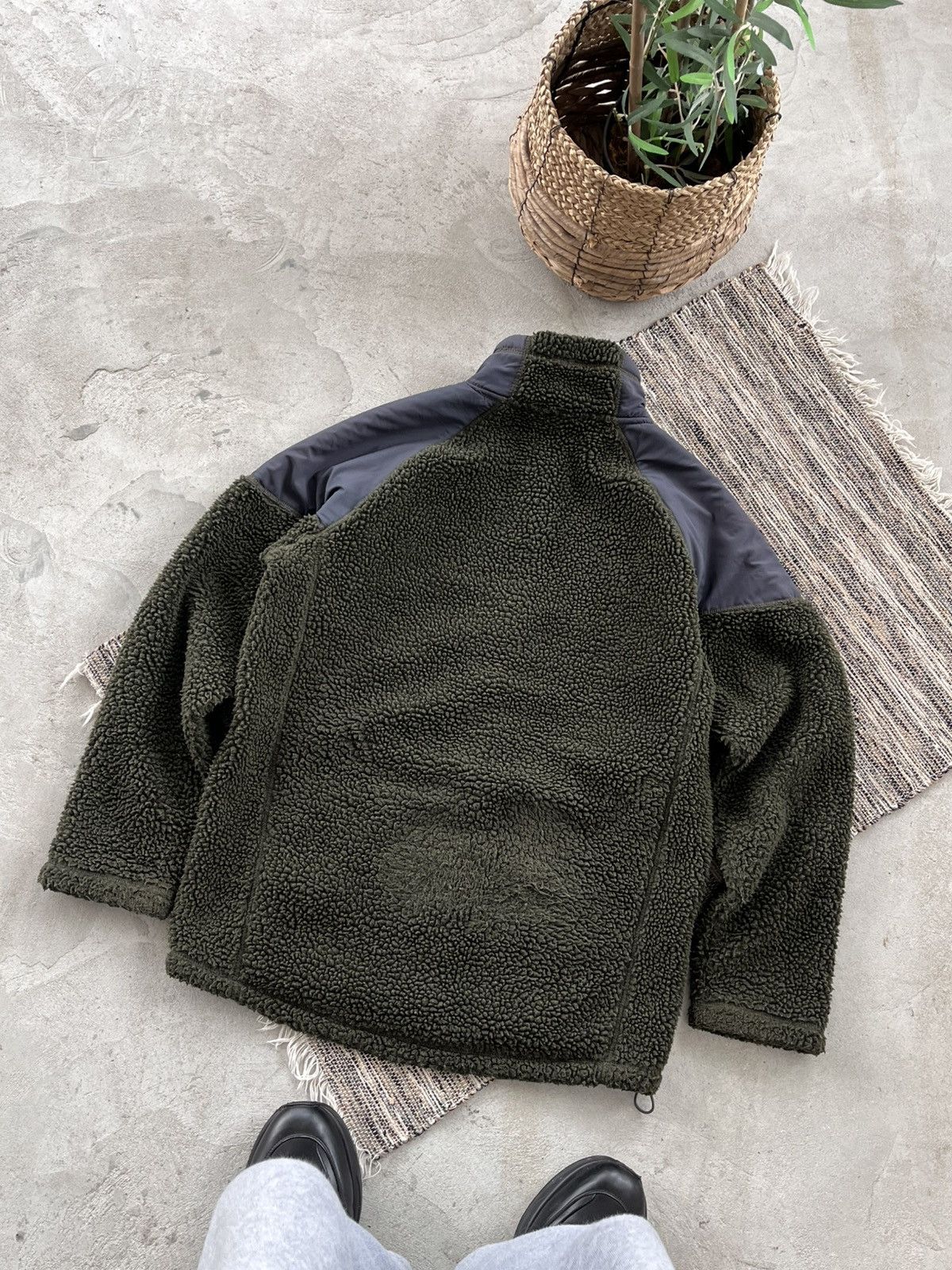 Karrimor Karrimor Green Sherpa Fleece Jacket Sweatshirt Outdoor y2k Size US M / EU 48-50 / 2 - 2 Thumbnail