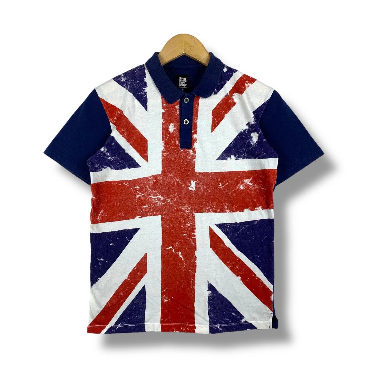 Japanese Brand Japanese Brand GRANIPH Great Britain Design Polo Shirt Small Size US S / EU 44-46 / 1 - 1 Thumbnail