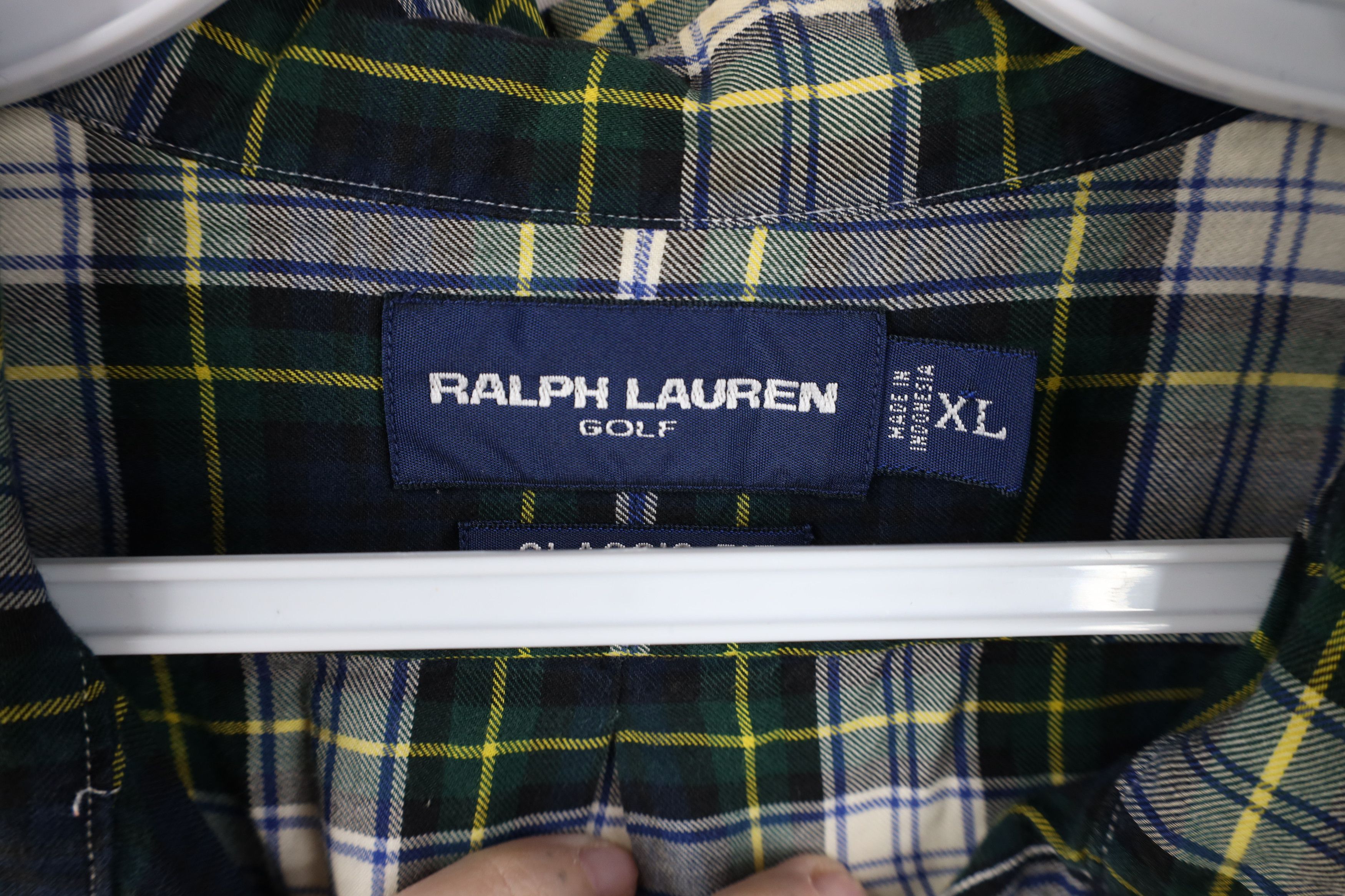 Polo Ralph Lauren Vintage 90s Polo Golf Ralph Lauren Flannel Button Down Shirt Size US XL / EU 56 / 4 - 9 Thumbnail