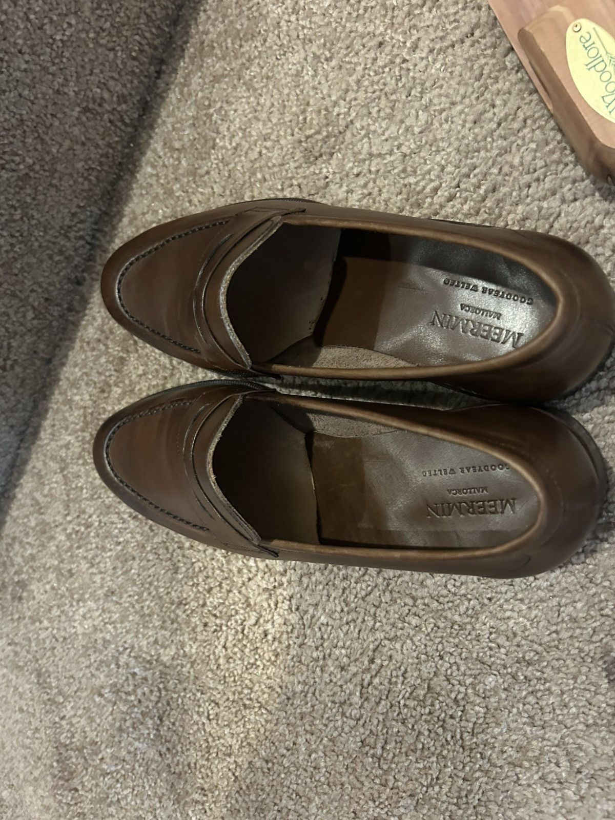 Meermin Meermin Brown Loafers Size US 9 / EU 42 - 3 Thumbnail