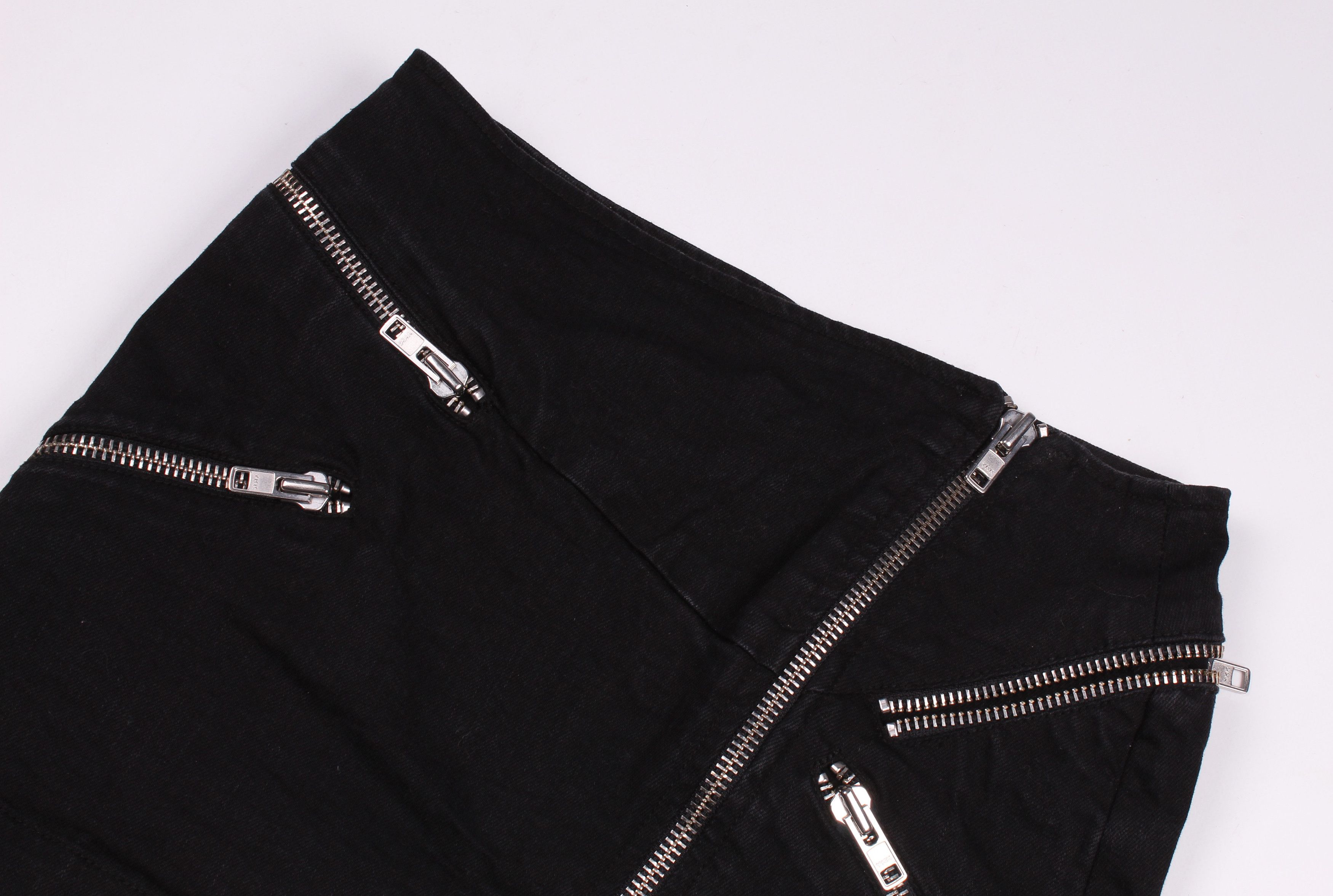 The Kooples The Kooples Grunge Punk Mini Zip Skirt Size 26" / US 2 / IT 38 - 5 Thumbnail