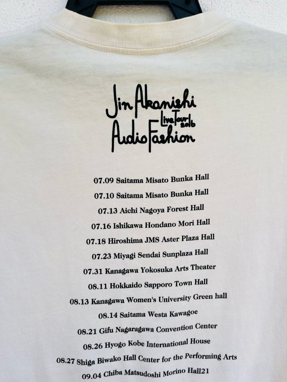Band Tees × Vintage Vintage Jin Akamishi Audio Fashion Live Tour Shirt Size US M / EU 48-50 / 2 - 6 Thumbnail