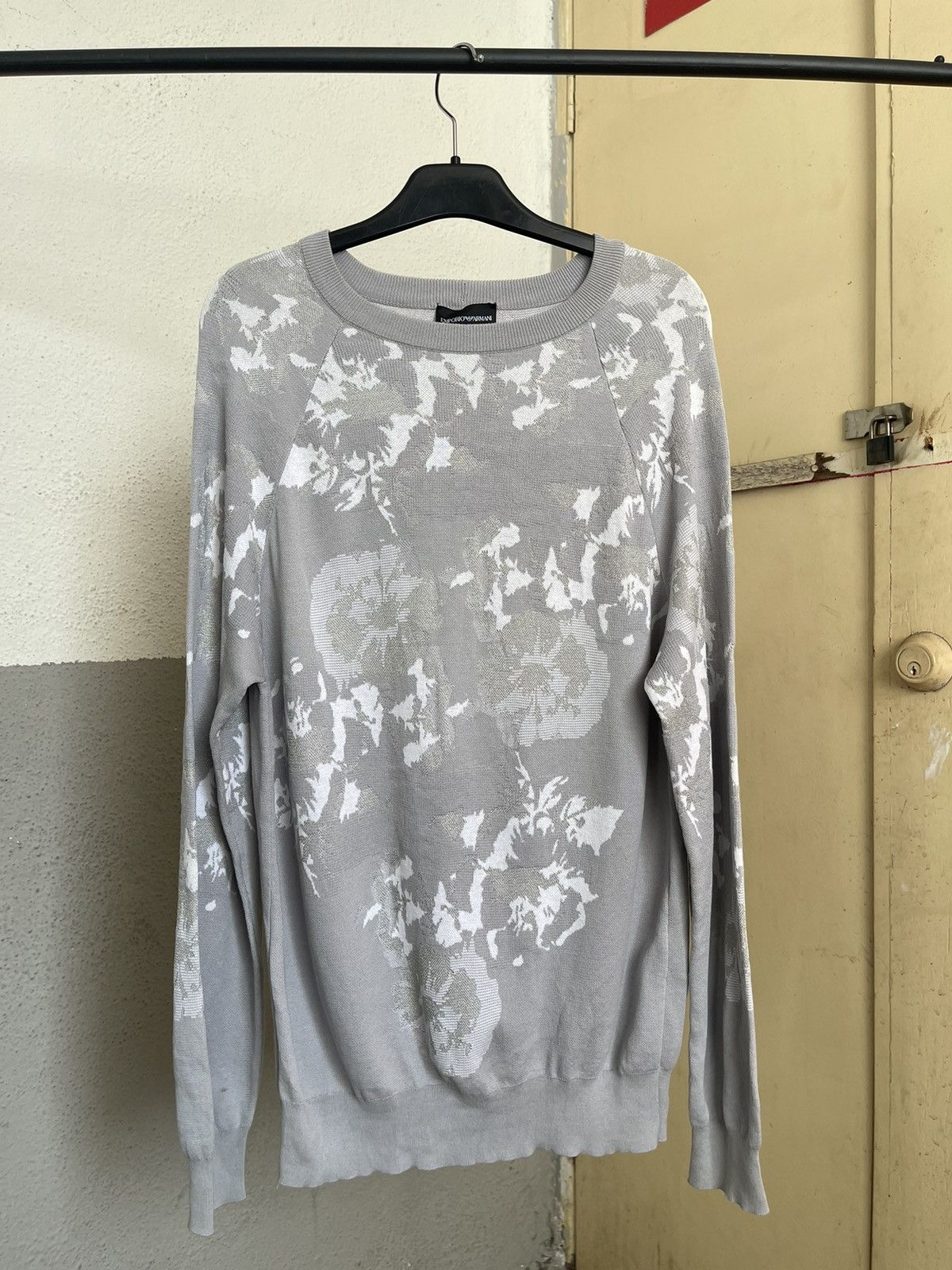 Emporio Armani Emporio Armani Knit Sweater Floral Pattern Size US M / EU 48-50 / 2 - 1 Thumbnail