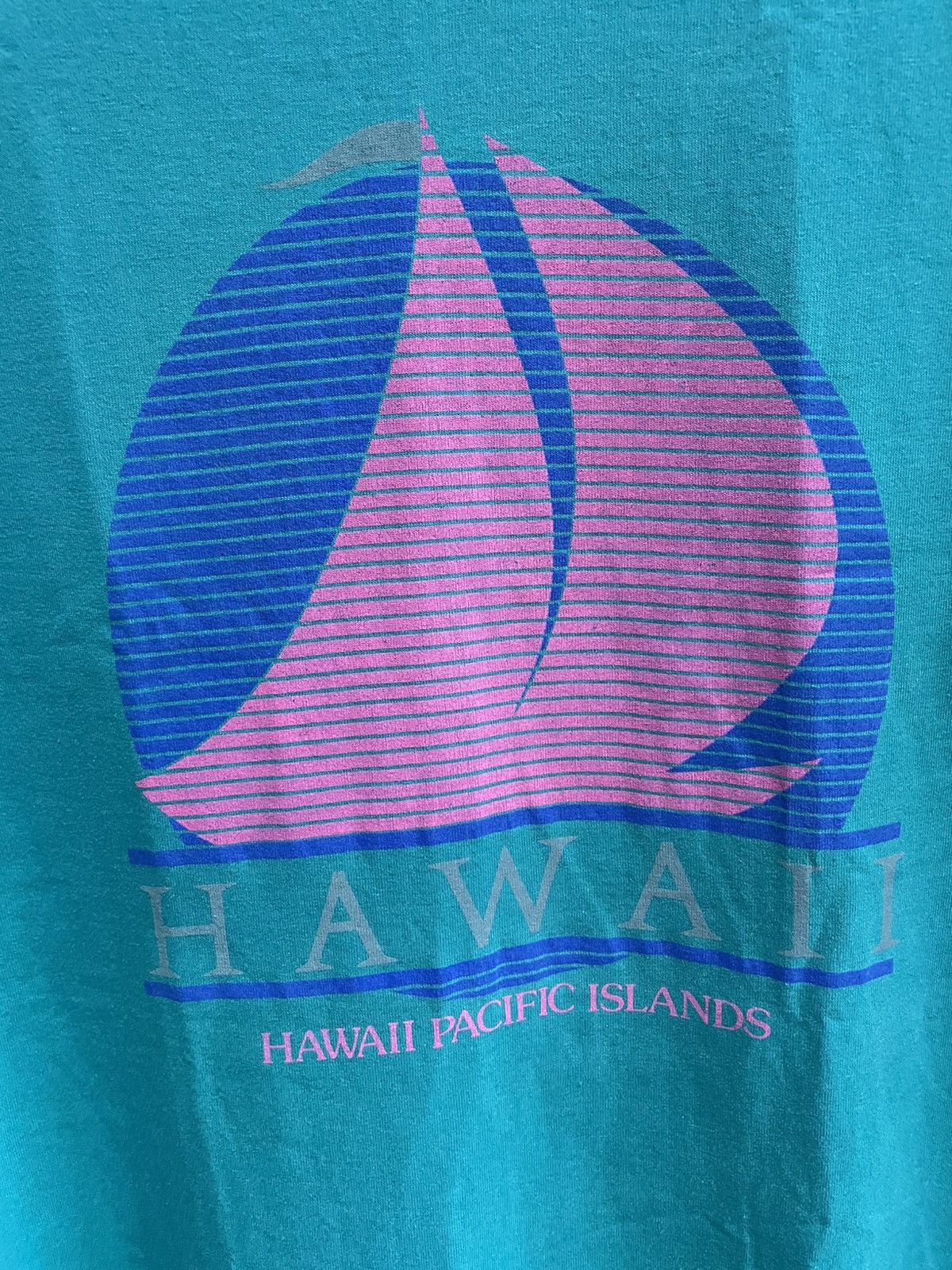 Vintage VTG 90s HAWAII PACIFIC ISLANDS SINGLE STITCH T-SHIRT Size US L / EU 52-54 / 3 - 2 Thumbnail