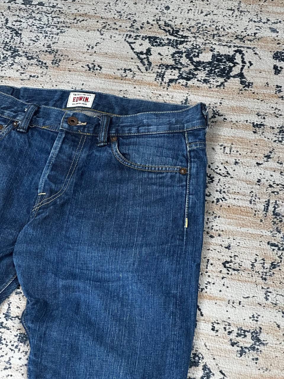 Edwin VINTAGE EDWIN Raw Denim Blue Made In Japan Jeans Size US 32 / EU 48 - 4 Thumbnail
