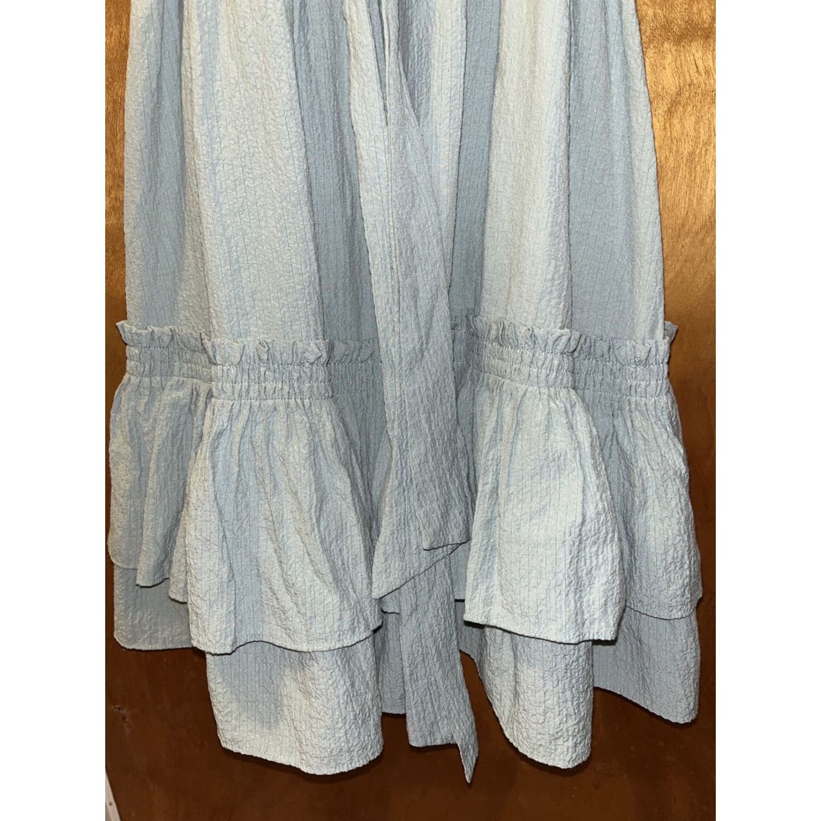 Calvin Klein Calvin Klein Women’s Dress Sage Green Ruffle Hem With Sash Size 4 Size S / US 4 / IT 40 - 4 Thumbnail