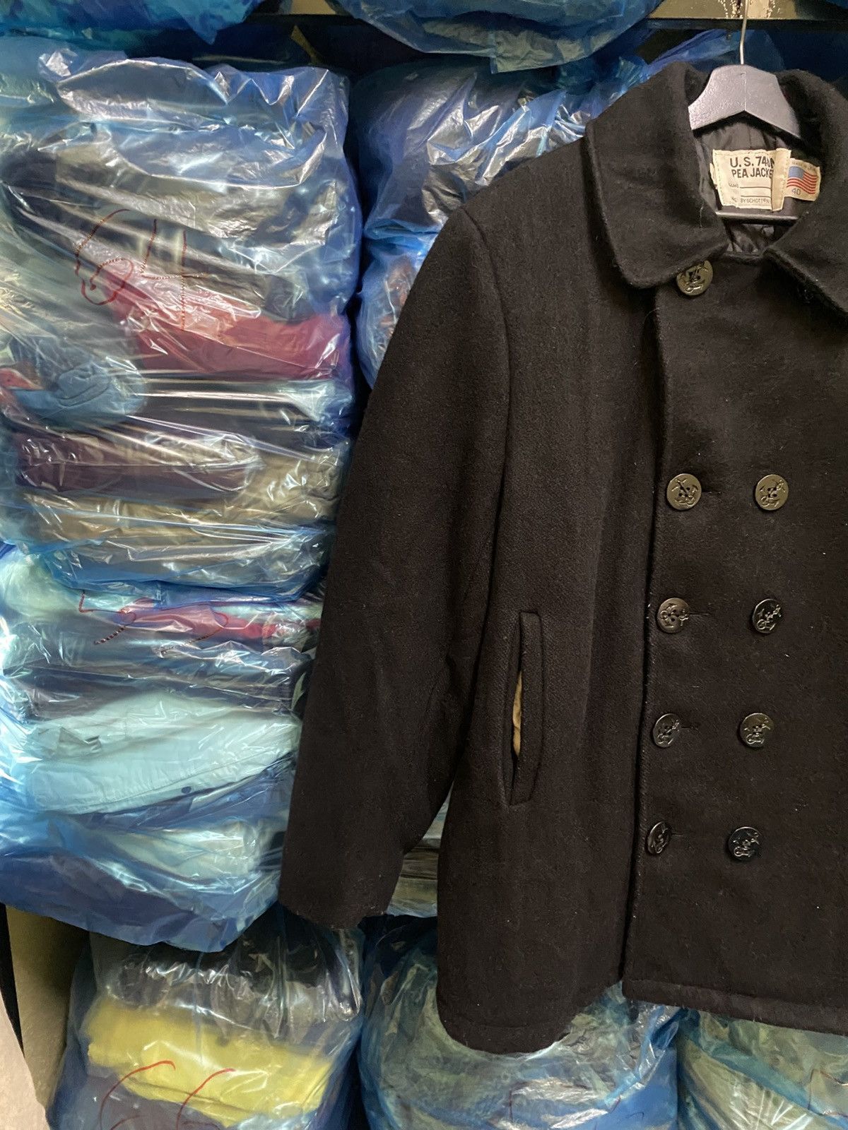 Schott VINTAGE SCHOTT 740N PEACOAT JACKET MADE IN USA Size US M / EU 48-50 / 2 - 5 Thumbnail