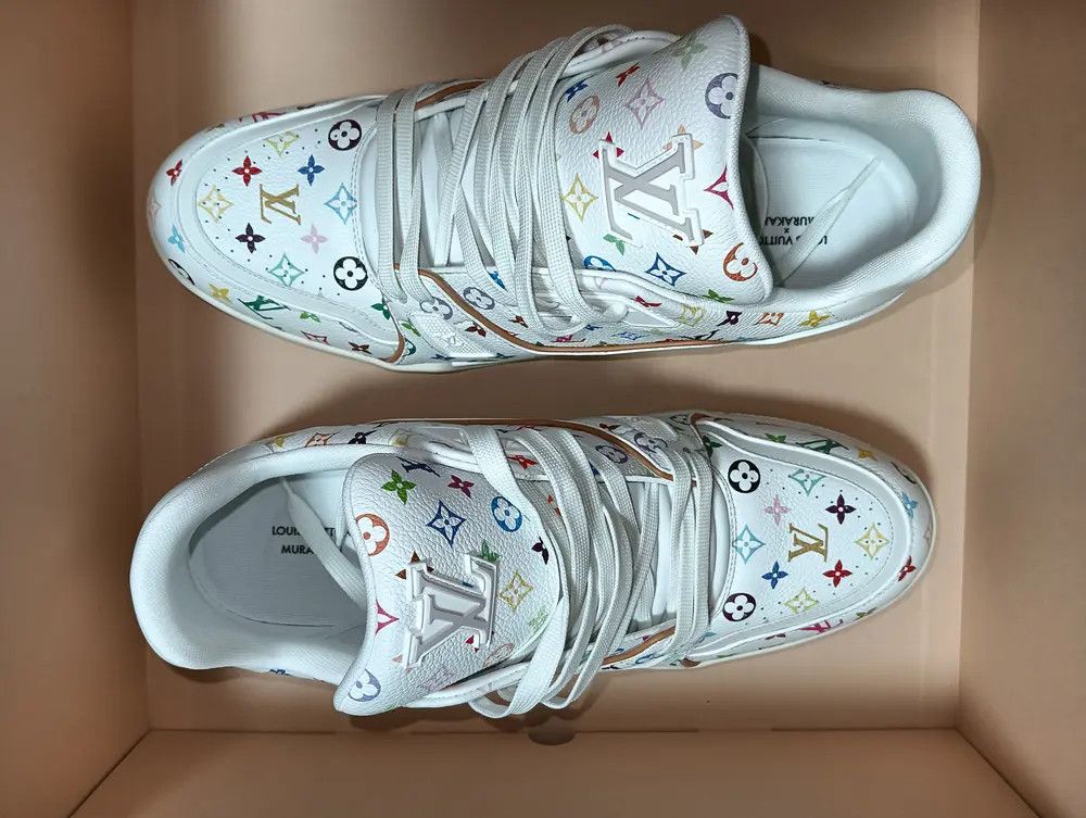 Louis Vuitton × Takashi Murakami Takashi Murakami Line Sneakers Size US 11.5 / EU 44-45 - 2 Thumbnail