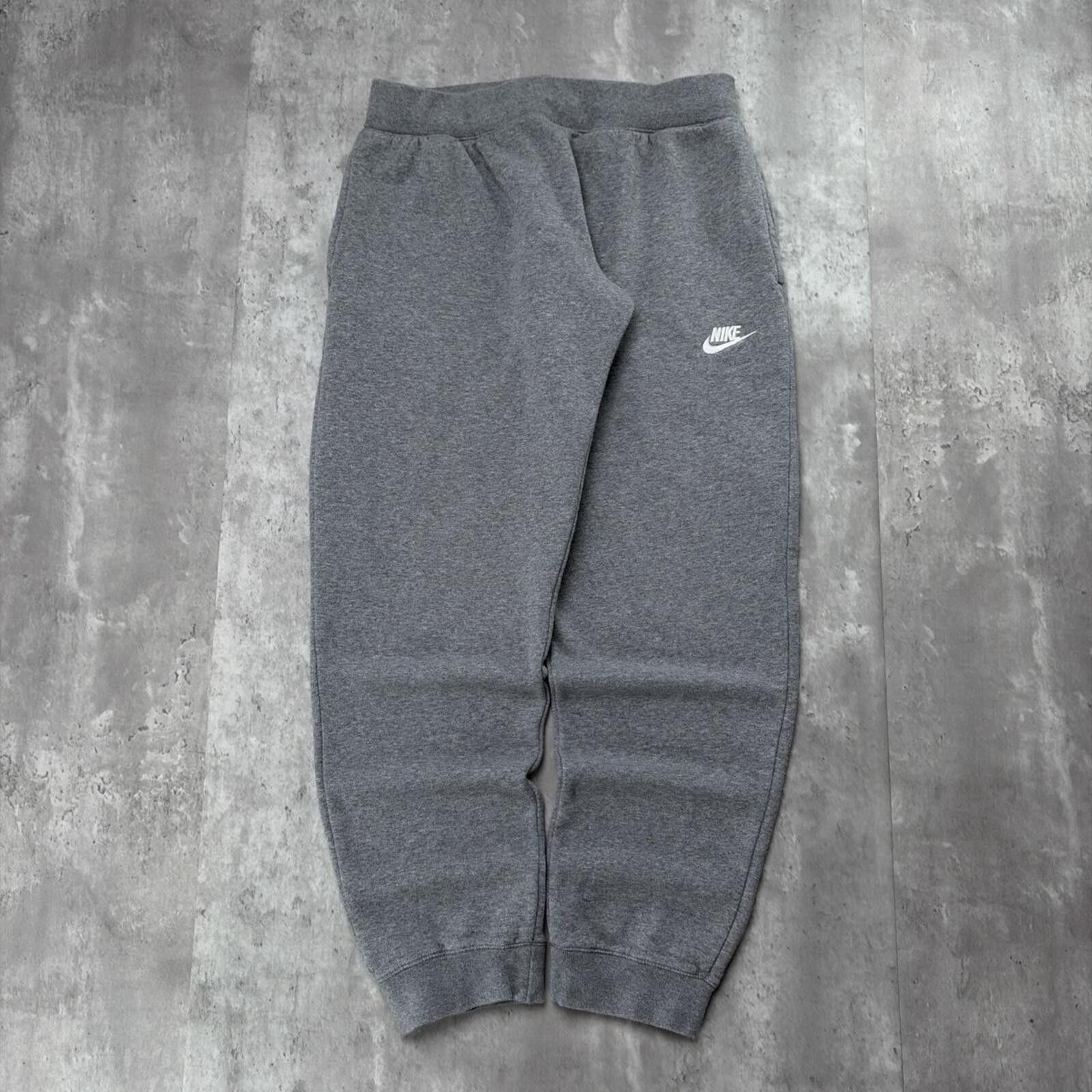 Nike Y2K Grey Nike Grunge Loose Skater Sweatpants Size 40" / US 18 - 1 Thumbnail