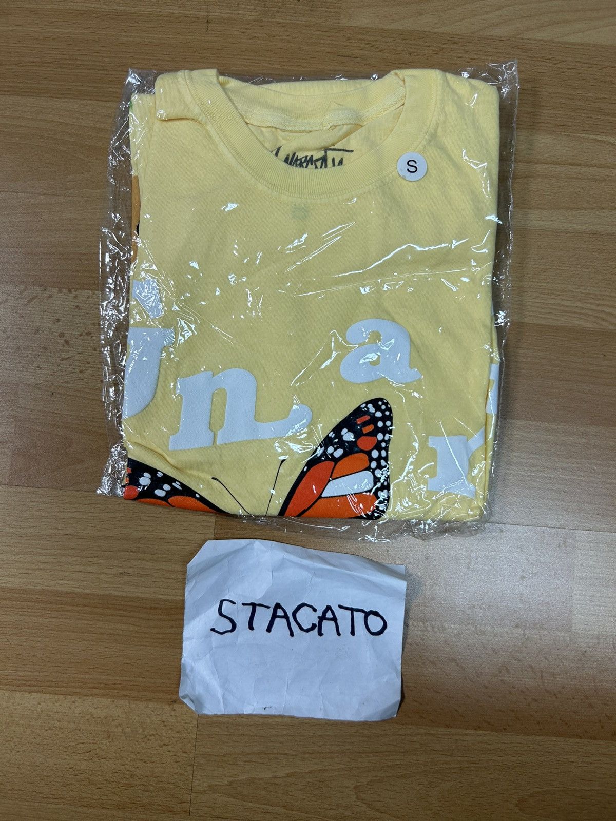 Gnarcotic × Rap Tees Gnarcotic Lil Gnar Butterfly Tee Yellow Size US S / EU 44-46 / 1 - 2 Thumbnail