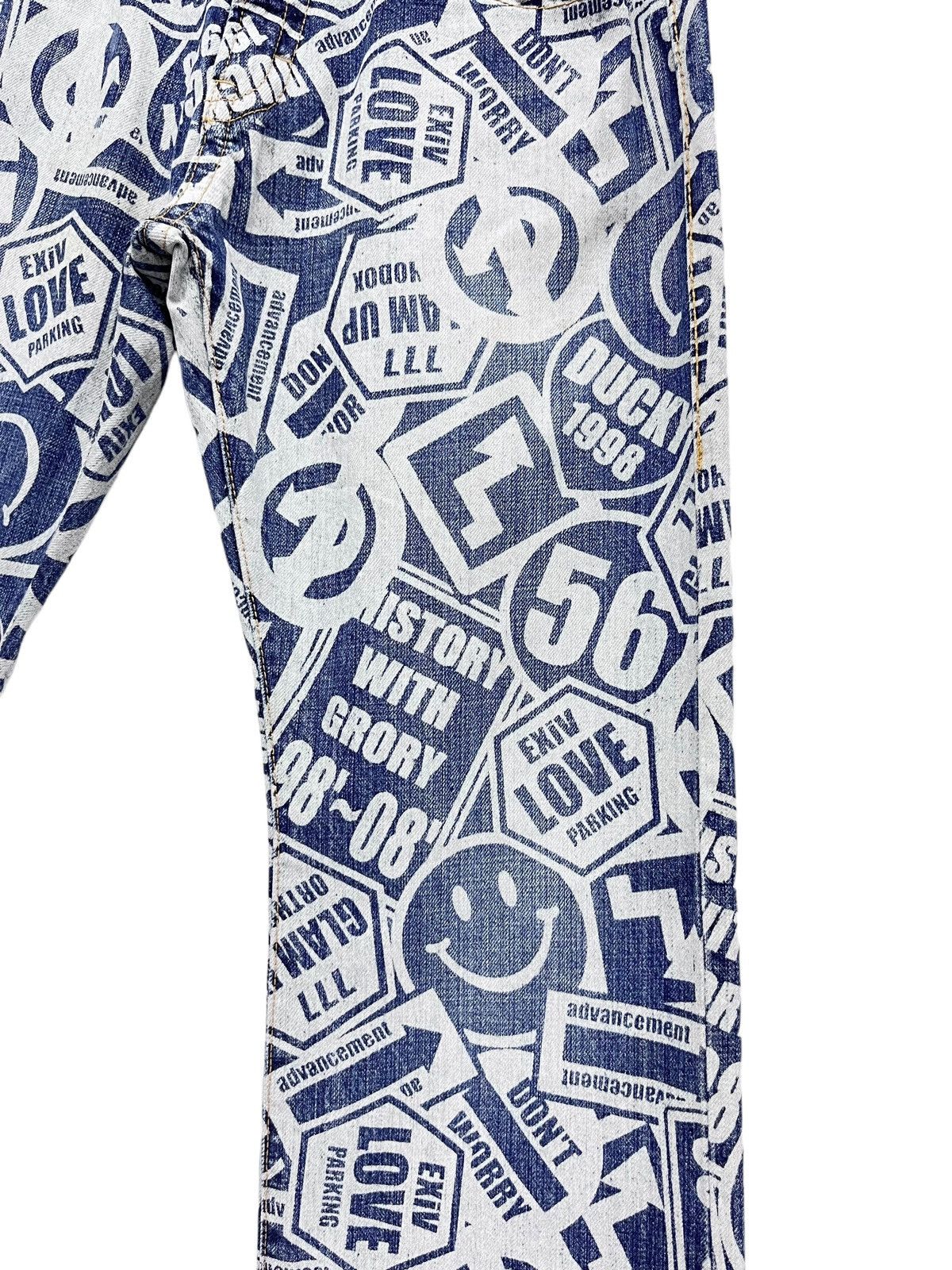 Other DOPE🔥CO&LU Vintage Full Print Denim Hysteric Glamour Style Size US 29 - 9 Thumbnail