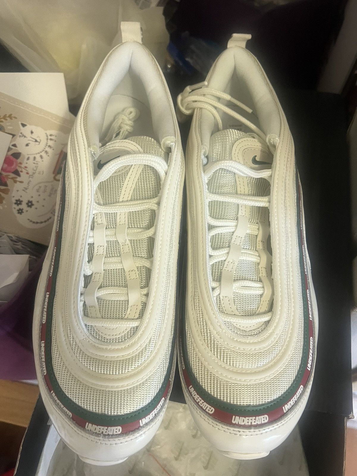 Nike Nike Undefeated x Air Max 97 OG Sail White Size 10 Size US 10 / EU 43 - 1 Thumbnail