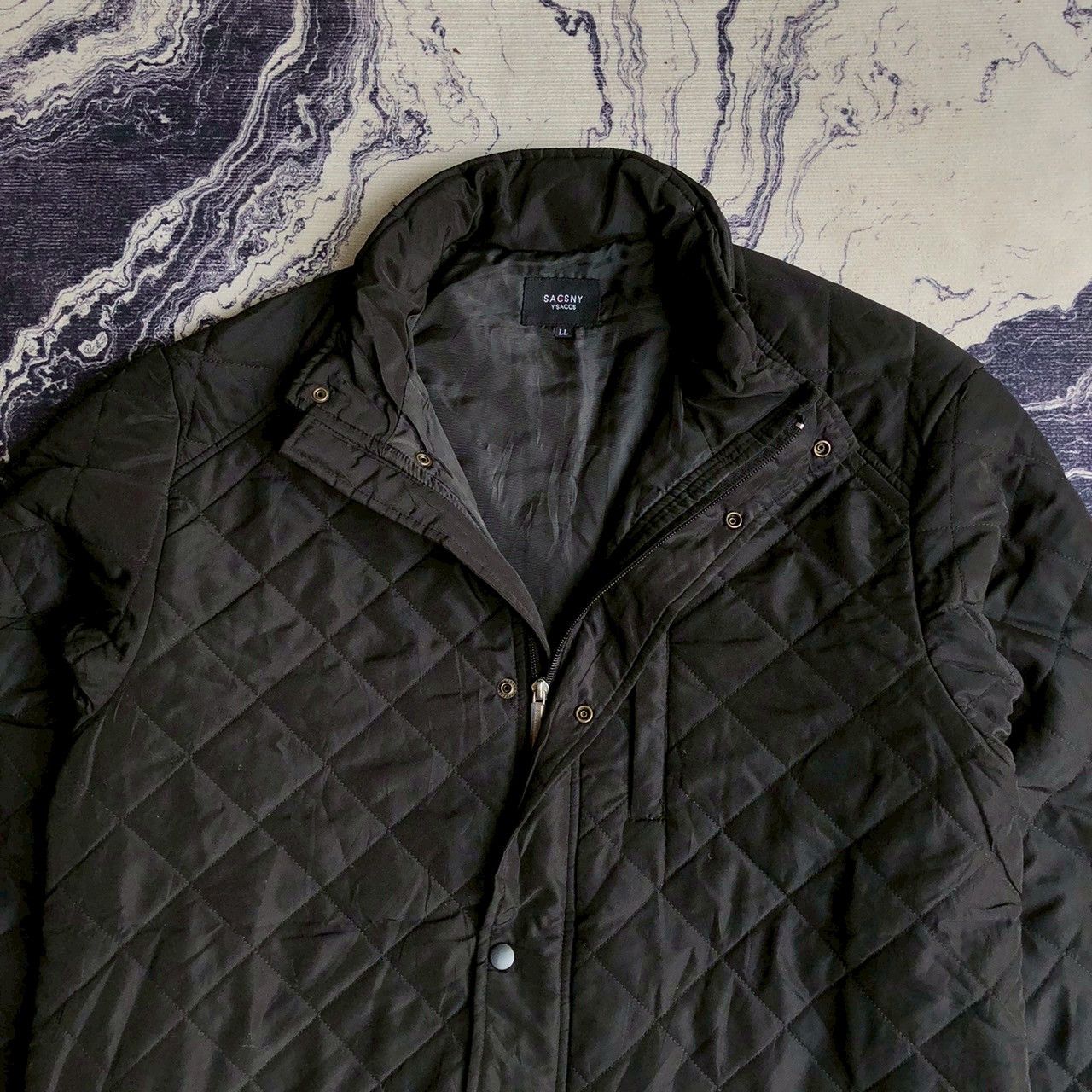 Yohji Yamamoto Vintage Sacsny Y’saccs by Yohji Yamamoto Quilted Jacket Size US L / EU 52-54 / 3 - 4 Thumbnail