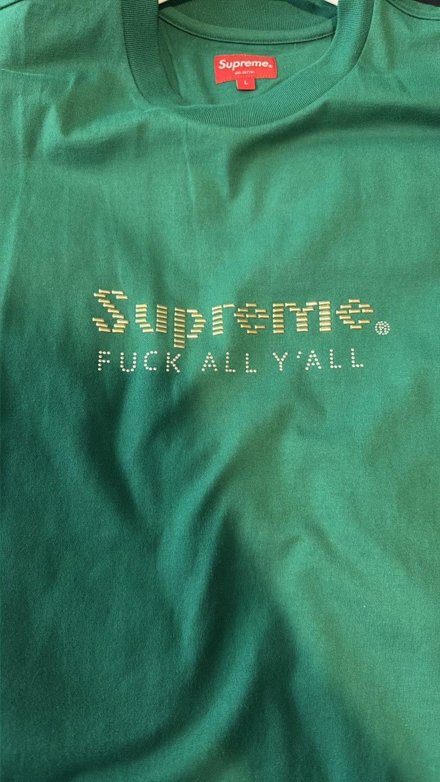 Supreme Supreme gold bars f*ck all y’all Size US L / EU 52-54 / 3 - 3 Thumbnail