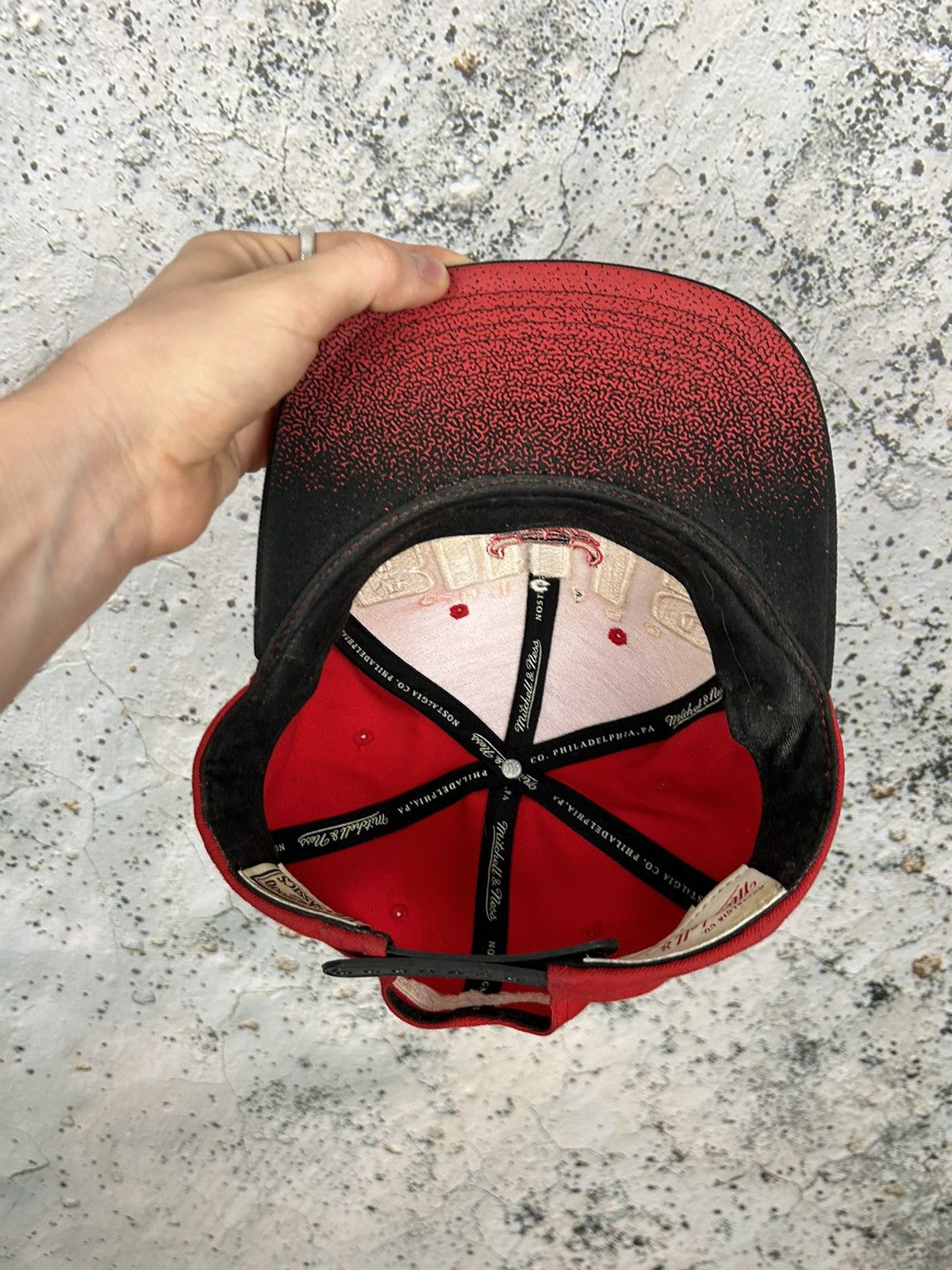 Mitchell & Ness × NBA Vintage Mitchell & Ness Chicago Bulls Snapback Hat Size ONE SIZE - 3 Thumbnail