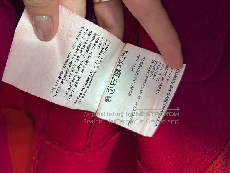 Comme des Garcons Comme Des Garcons Red Tailcoat Size M / US 6-8 / IT 42-44 - 6 Thumbnail