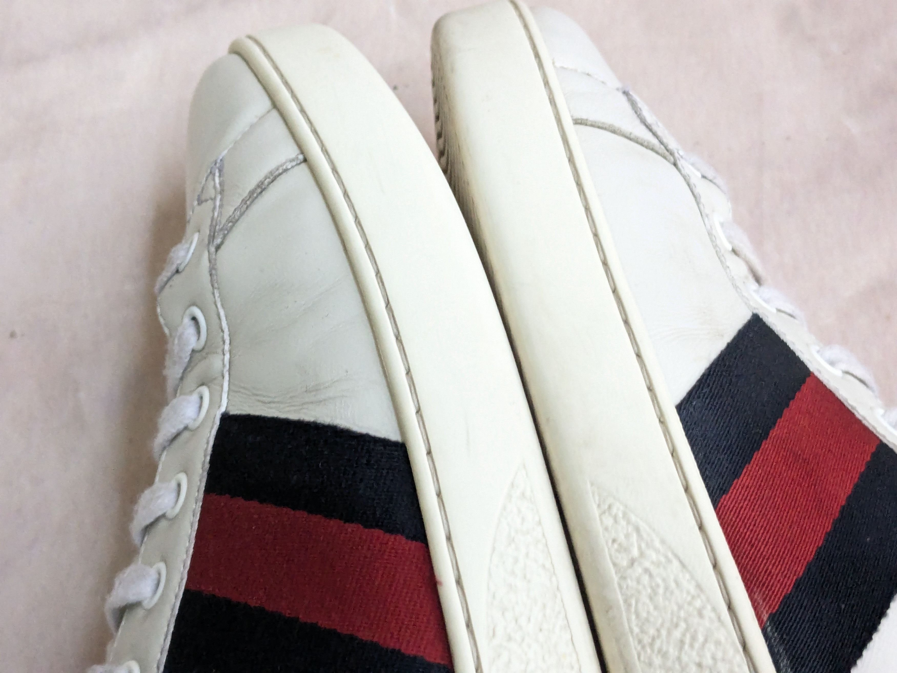 Gucci Gucci Ace White 12.5 Low Tops Leather Size US 12.5 / EU 45-46 - 11 Thumbnail