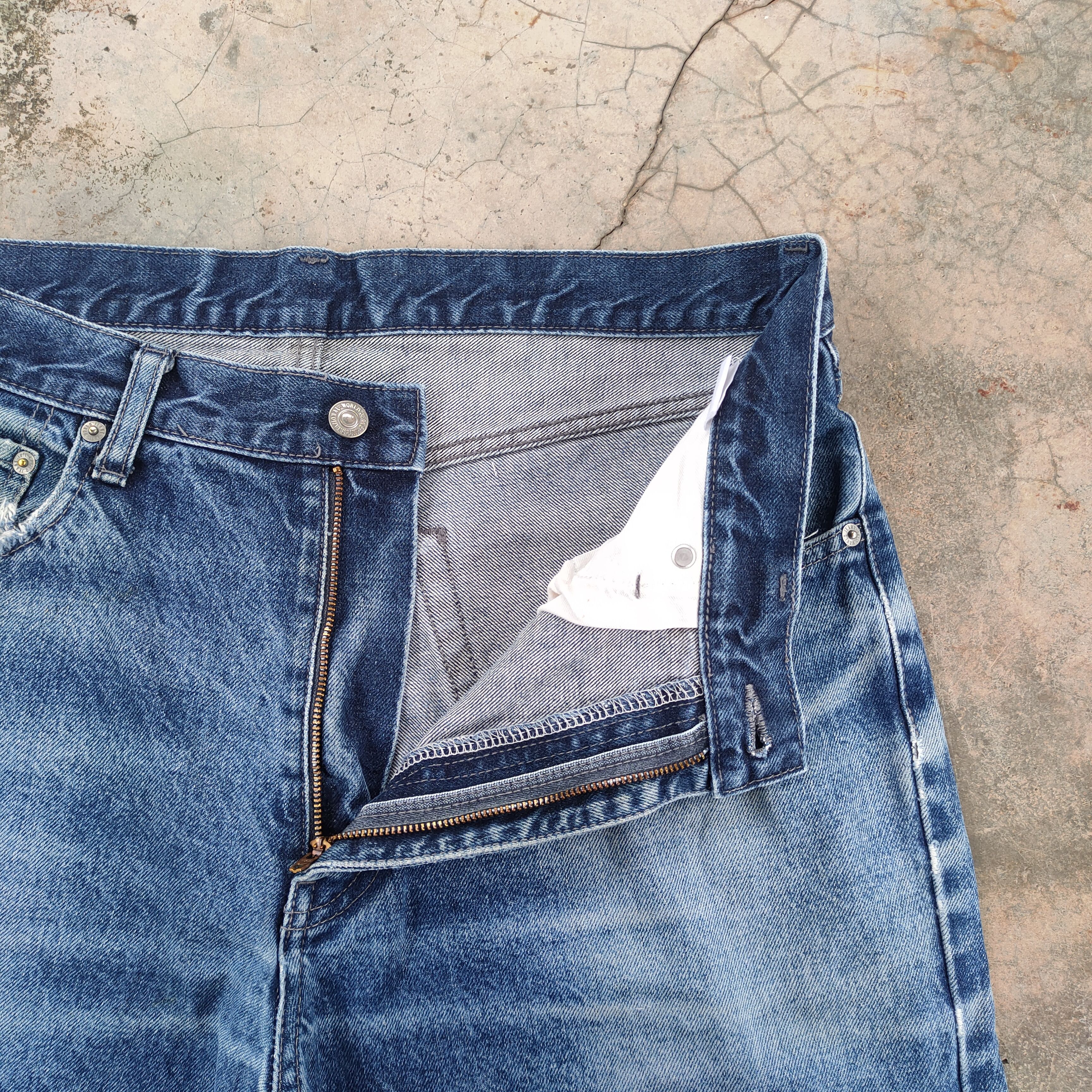 Japanese Brand W34 VINTAGE JAPANESE FADED DISTRESSED JEANS PANTS Size US 34 / EU 50 - 7 Thumbnail