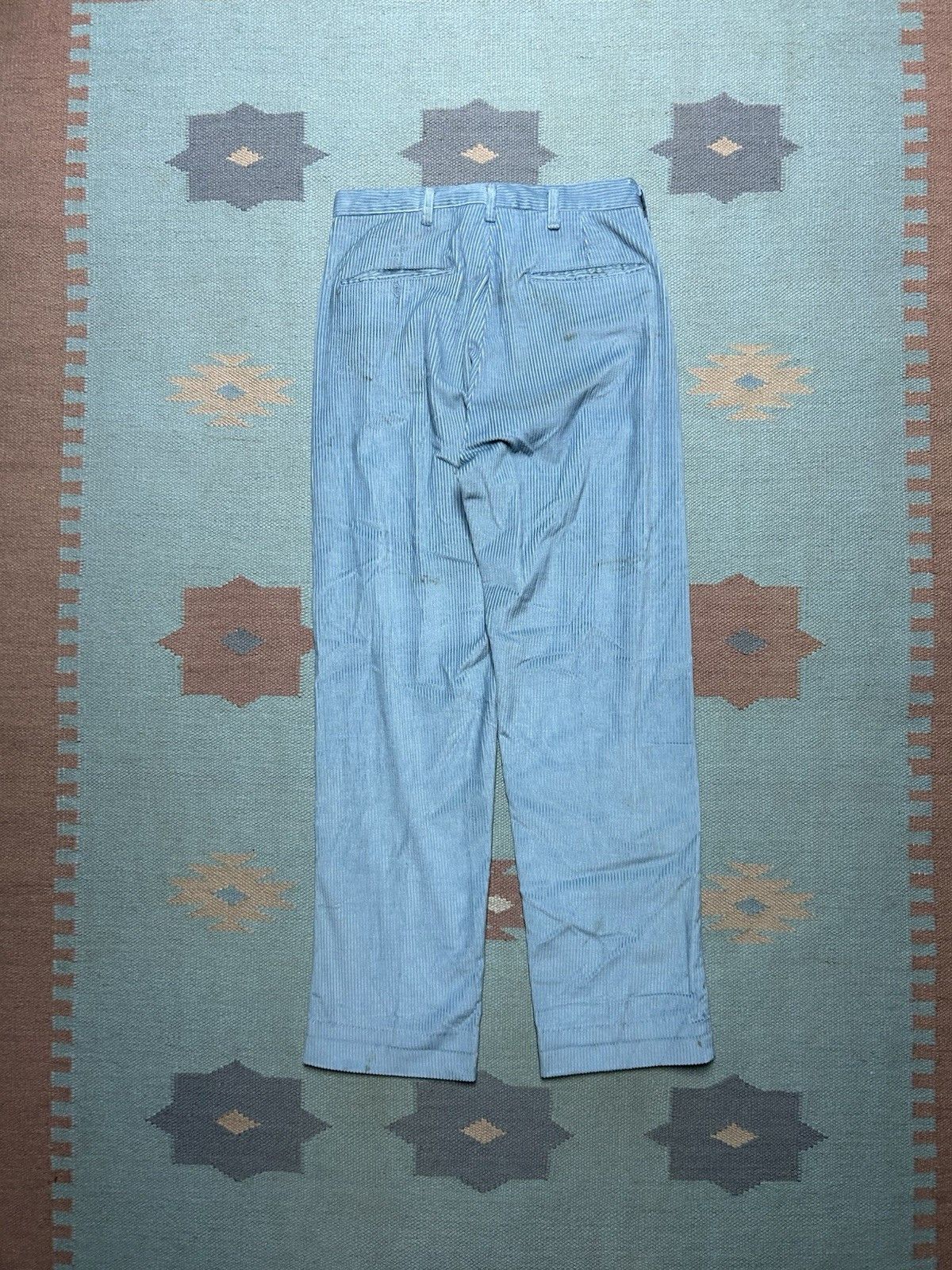 Vintage Vintage 1960s corduroy pants straight leg worn stained 28x29 Size US 28 / EU 44 - 7 Thumbnail