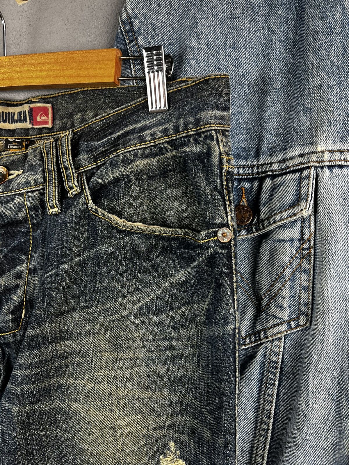 Quiksilver Quiksilver denim pants vintage 90s Size US 33 - 12 Thumbnail