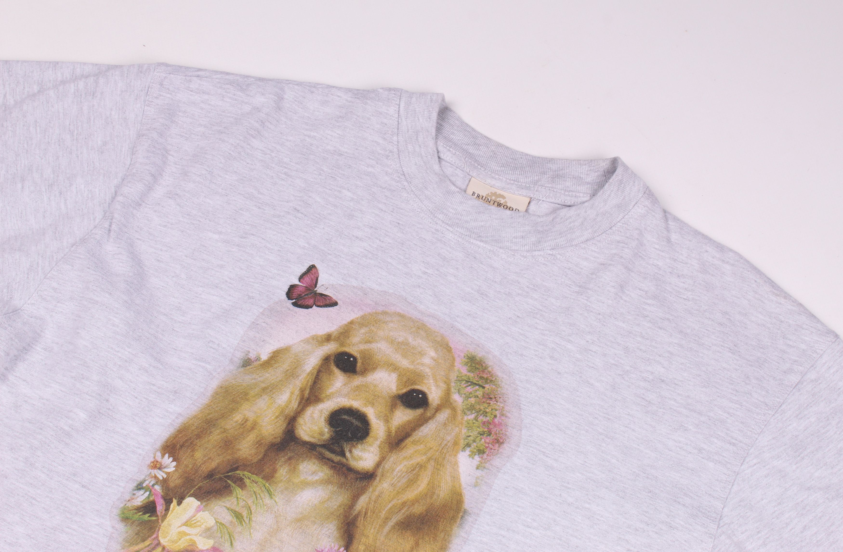 Vintage Vintage Fairy Cute Puppy Y2K Crew Neck T-shirt Size US S / EU 44-46 / 1 - 2 Thumbnail