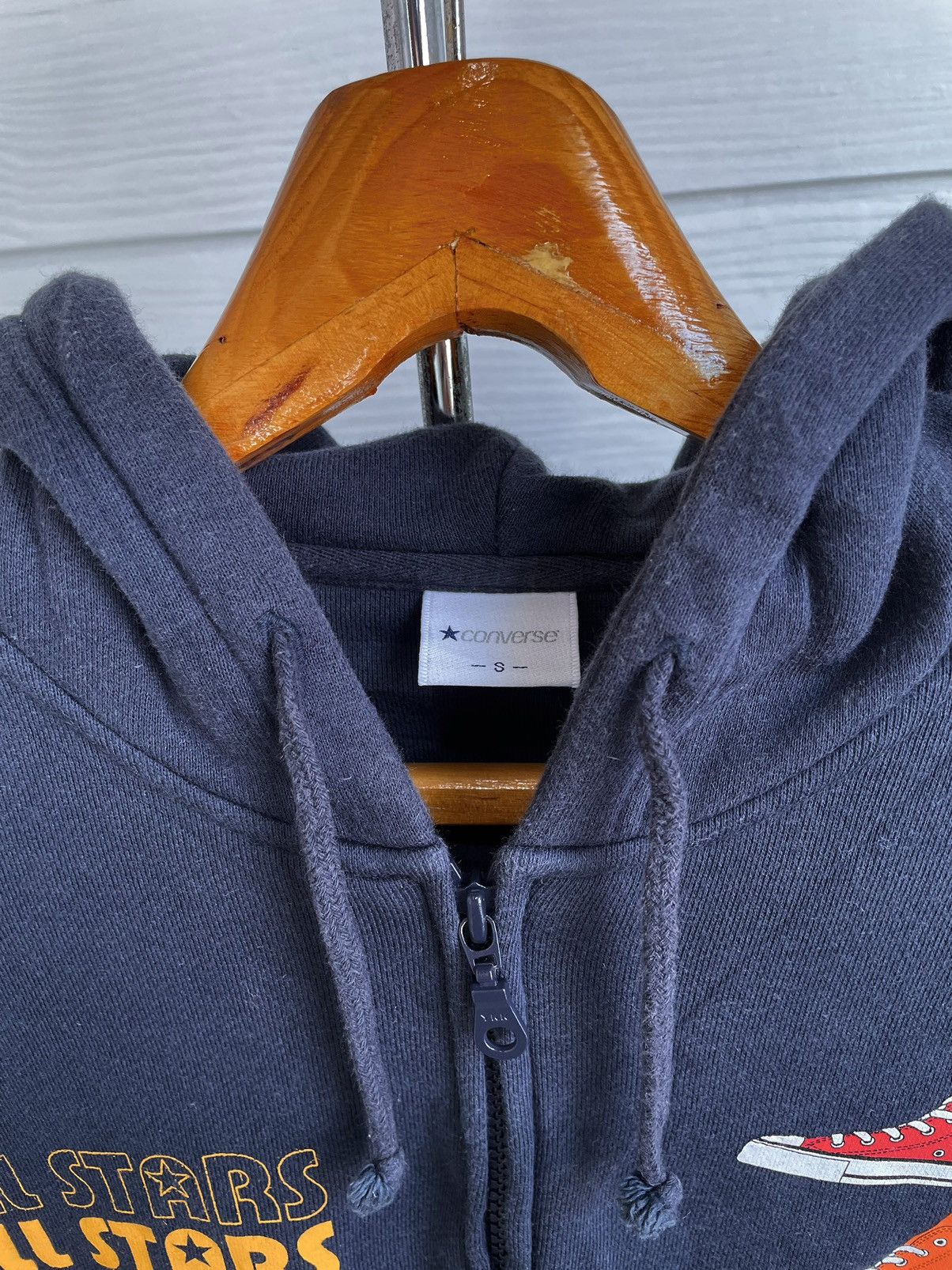 Converse × Japanese Brand × Vintage CONVERSE ALL STARS HOODIE Size US M / EU 48-50 / 2 - 9 Thumbnail