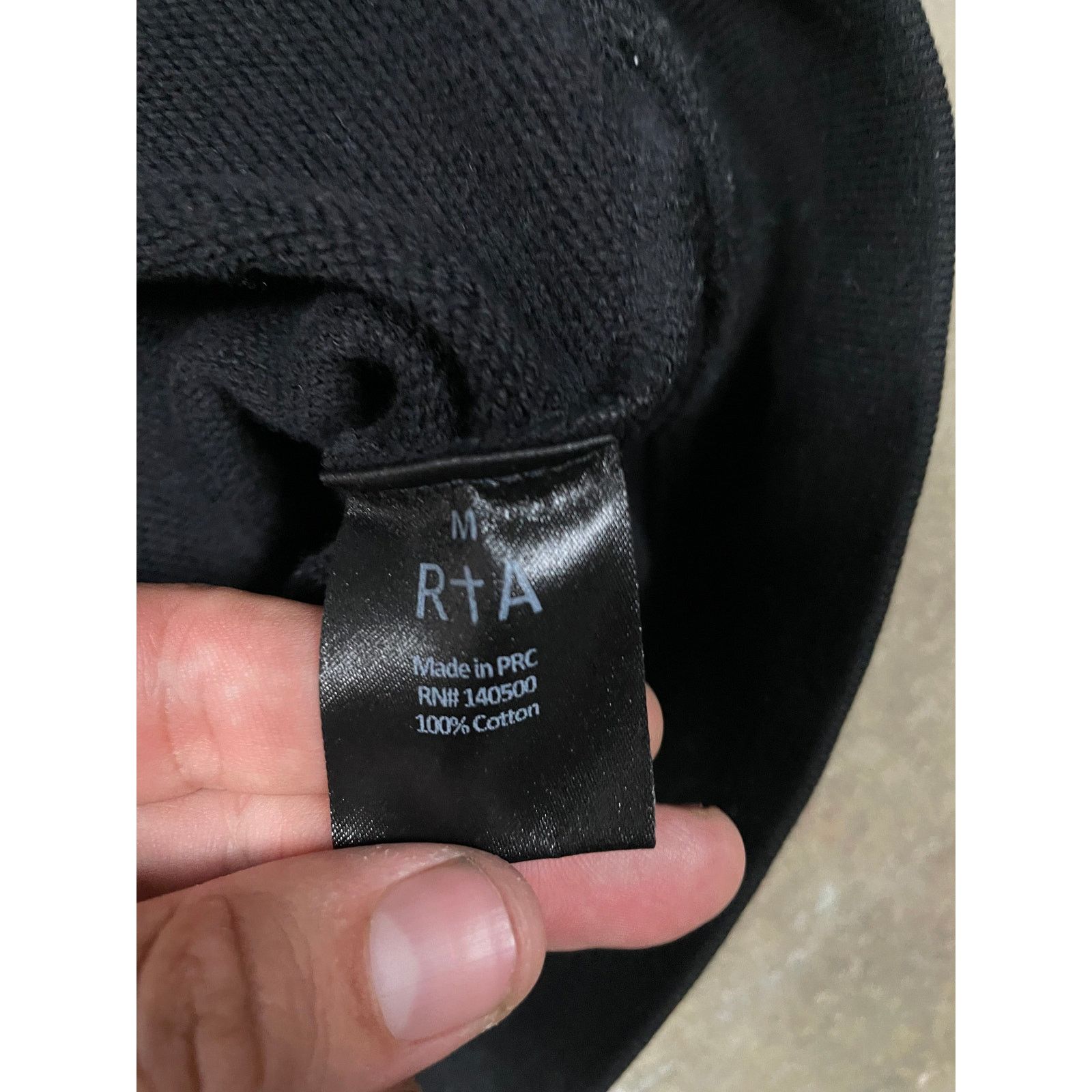 Rta RTA Hoodie Black White Stripe Medium Used Size US M / EU 48-50 / 2 - 4 Thumbnail