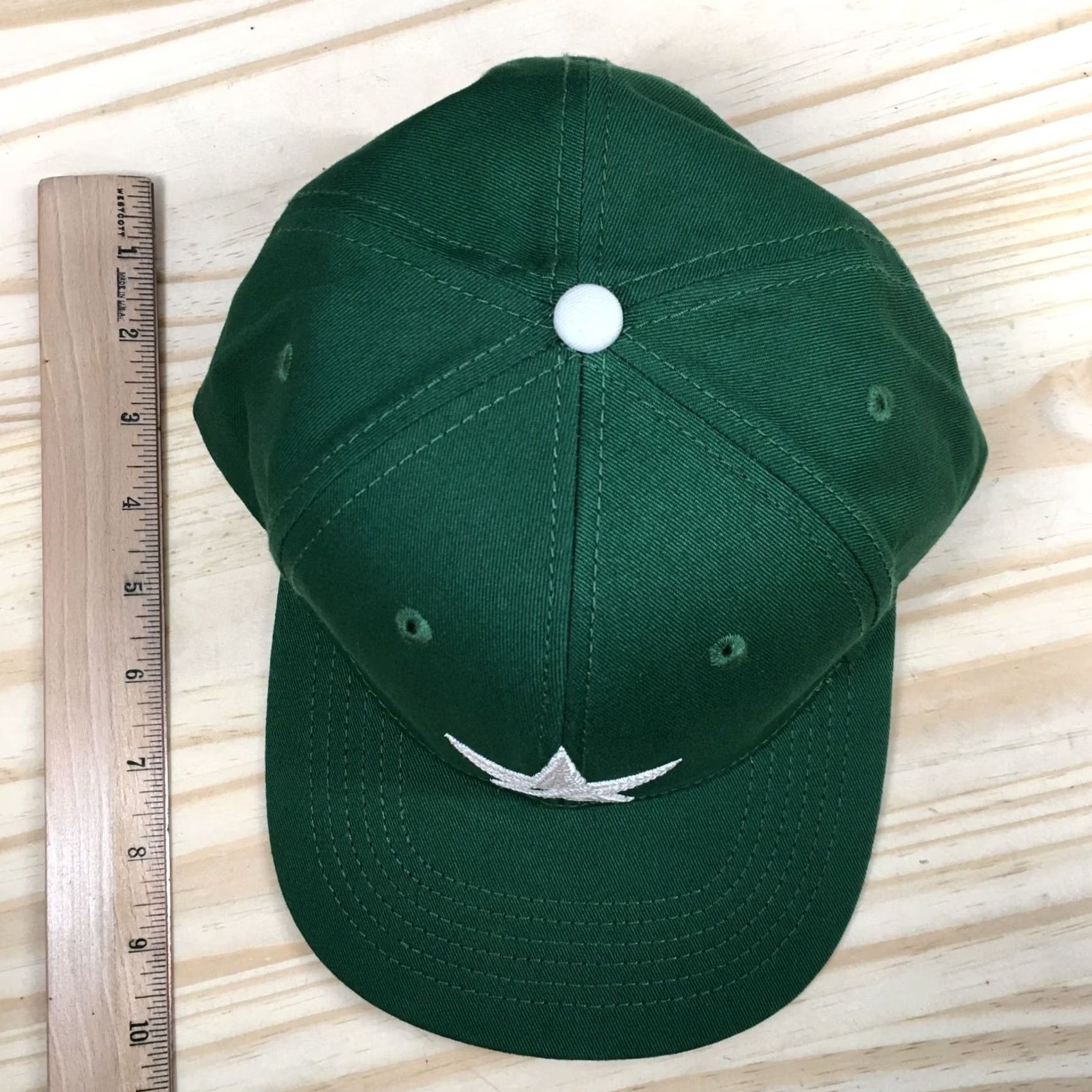 Logo 7 Star Tribune Snapback Unisex Green OS Adjustable Flat Brim Embroidered Logo Hat Size ONE SIZE - 3 Thumbnail