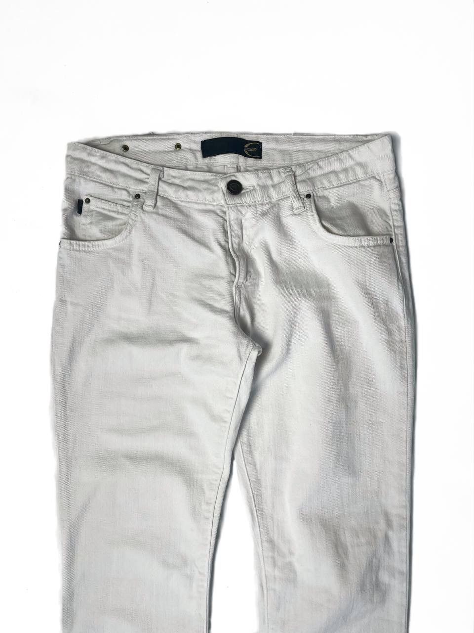 Just Cavalli Roberto Cavalli Vintage Long Flared Low Waisted Jeans Size US 28 / EU 44 - 4 Thumbnail