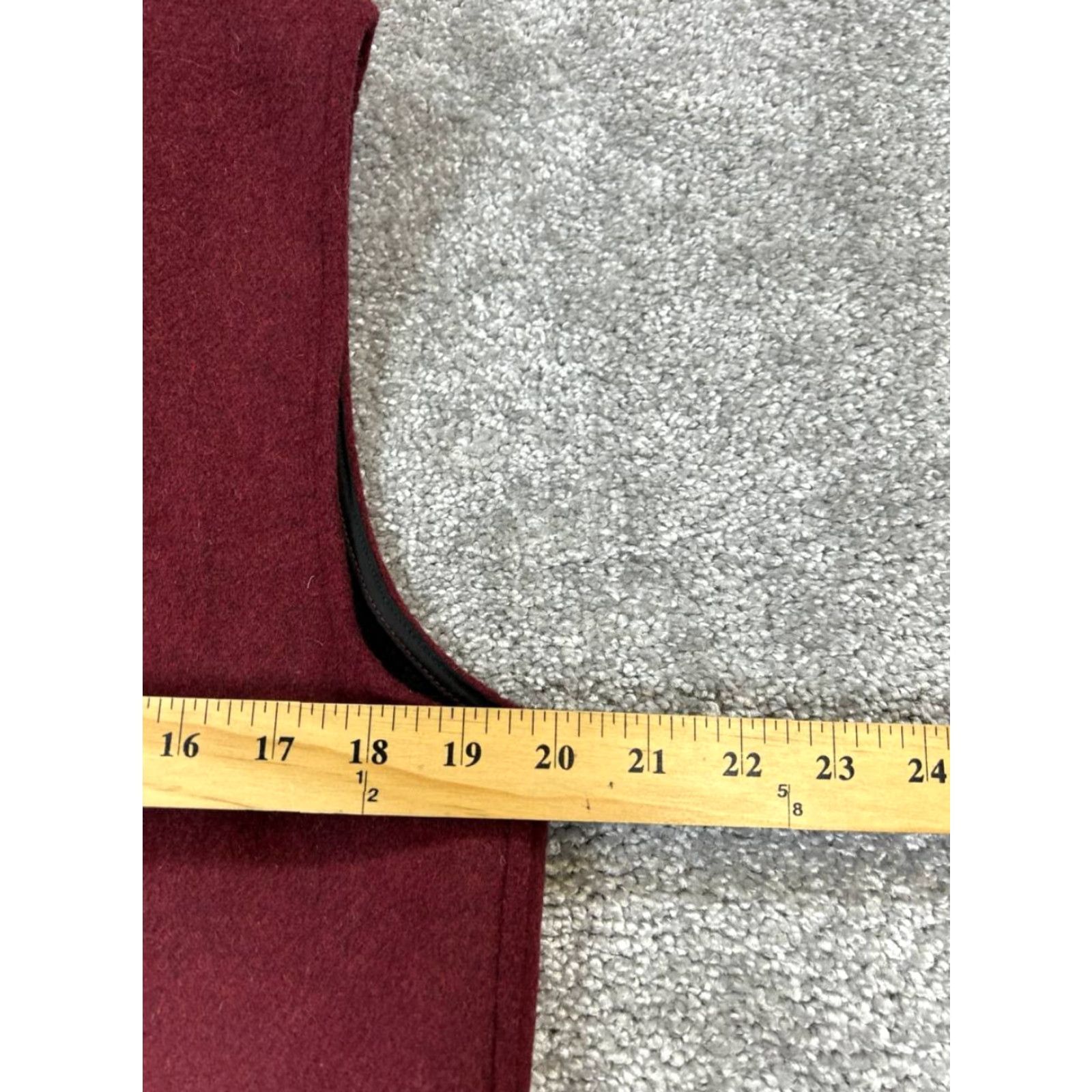 UNTUCKit UNTUCKit Coat Womens Large Red Wool Blend New Coat Wool Long Size L / US 10 / IT 46 - 7 Thumbnail