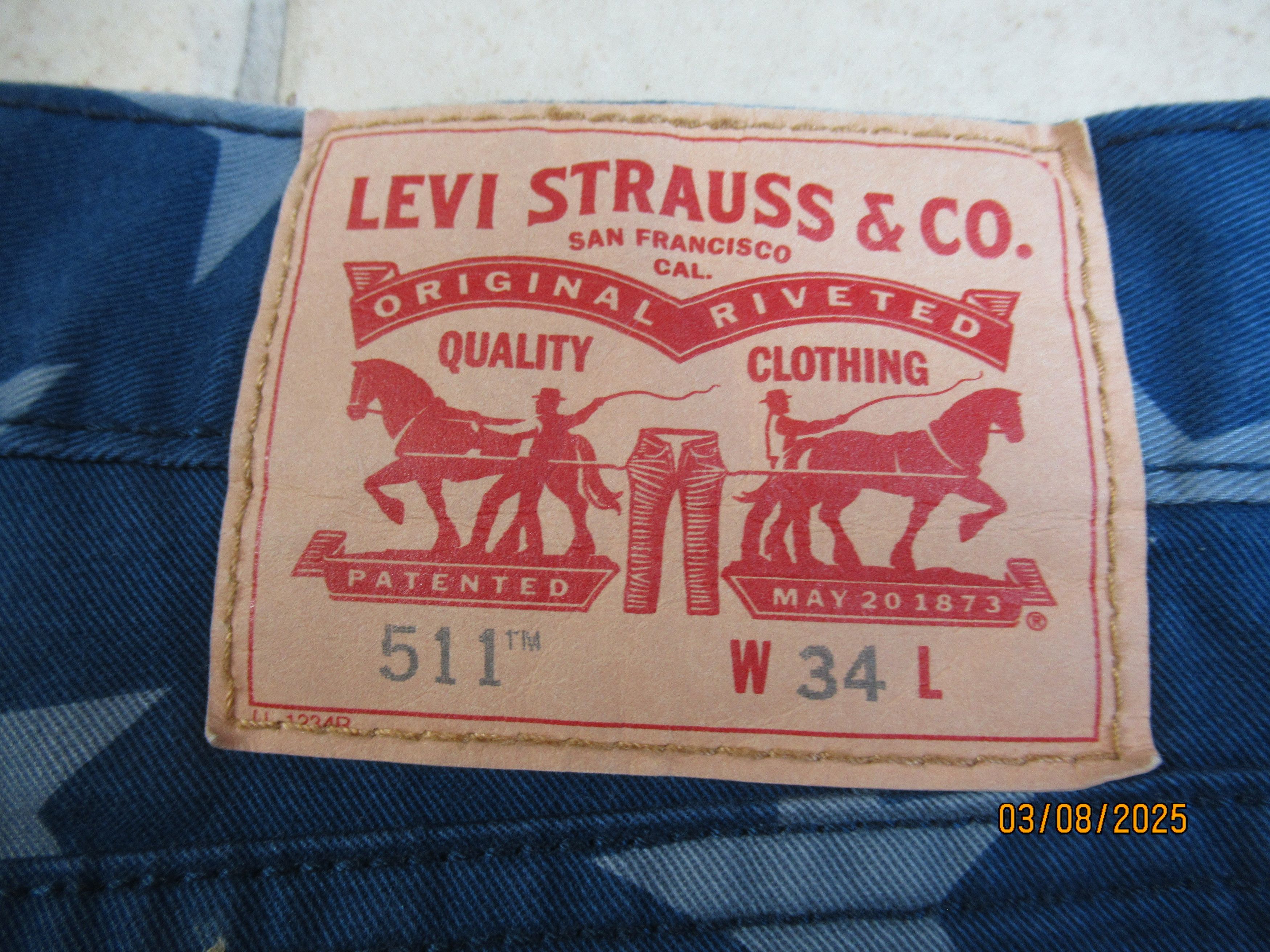 Levi's Levi's 511 - American Flag shorts Size US 34 / EU 50 - 4 Thumbnail