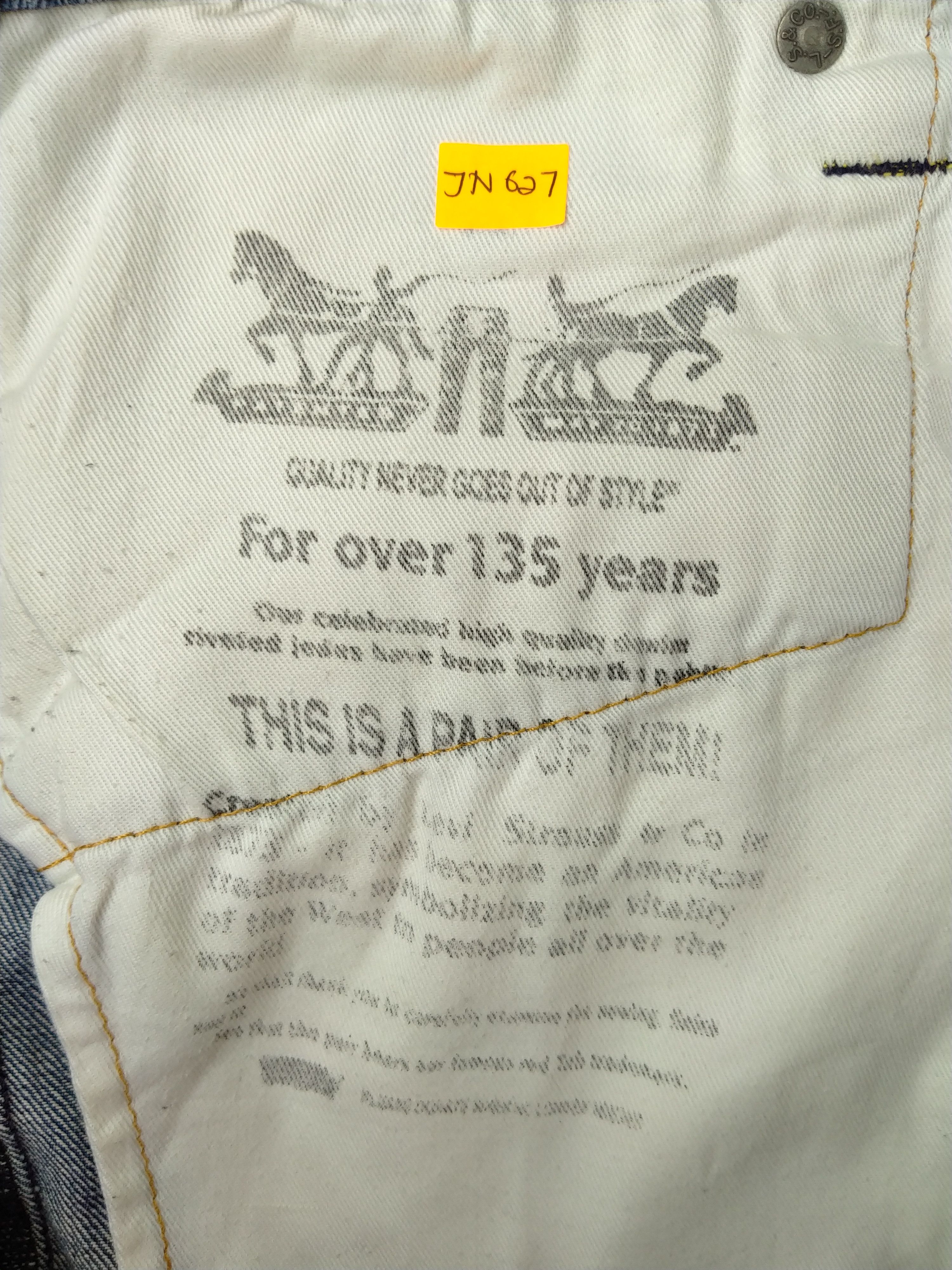 Levi's Levi's 513 Distressed Denim 34 x 31 -JN627 Size US 34 / EU 50 - 11 Thumbnail