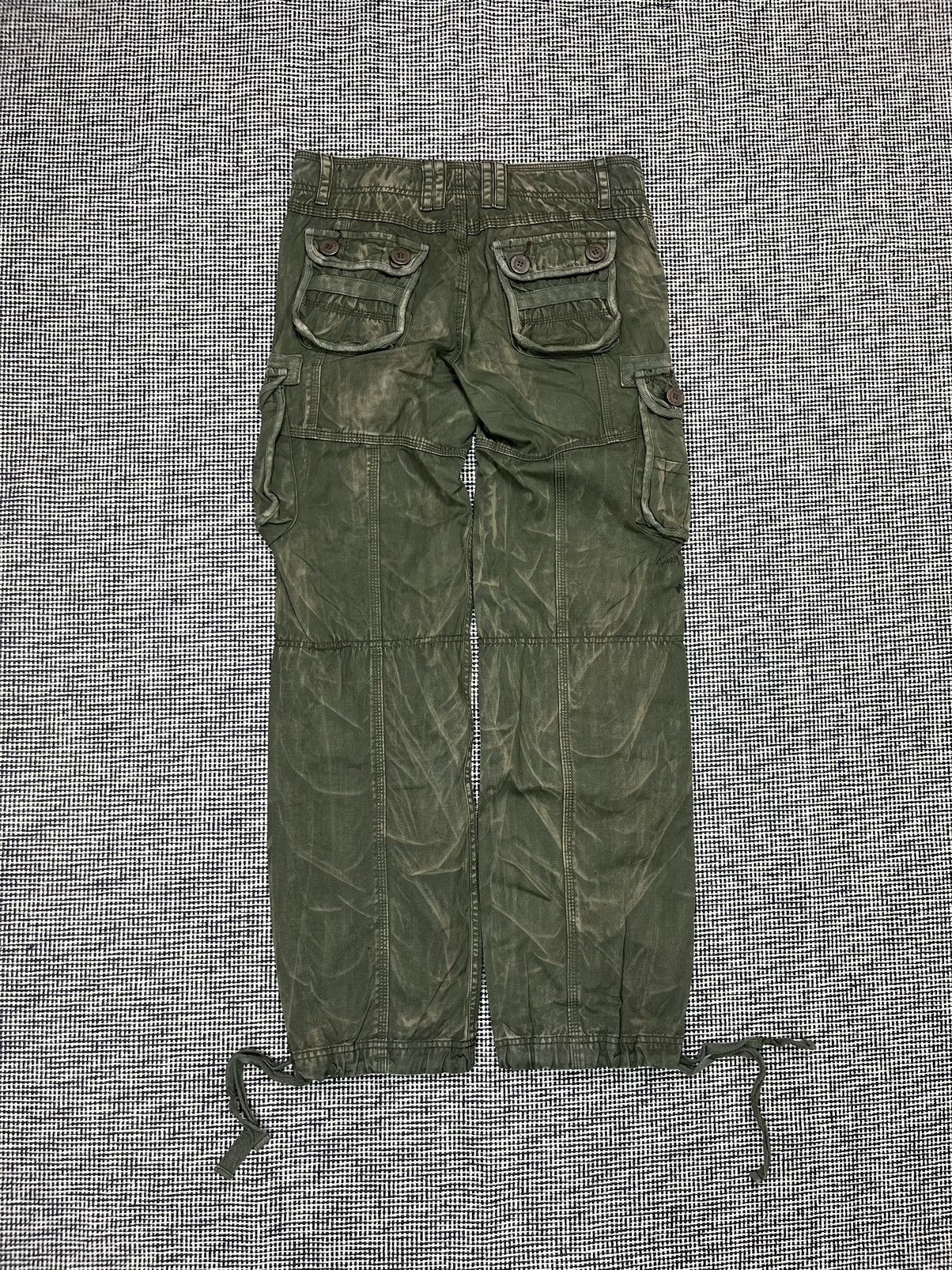 Japanese Brand Green TuoGu tactical cargo printed camo trousers Japanese Size US 30 / EU 46 - 2 Thumbnail