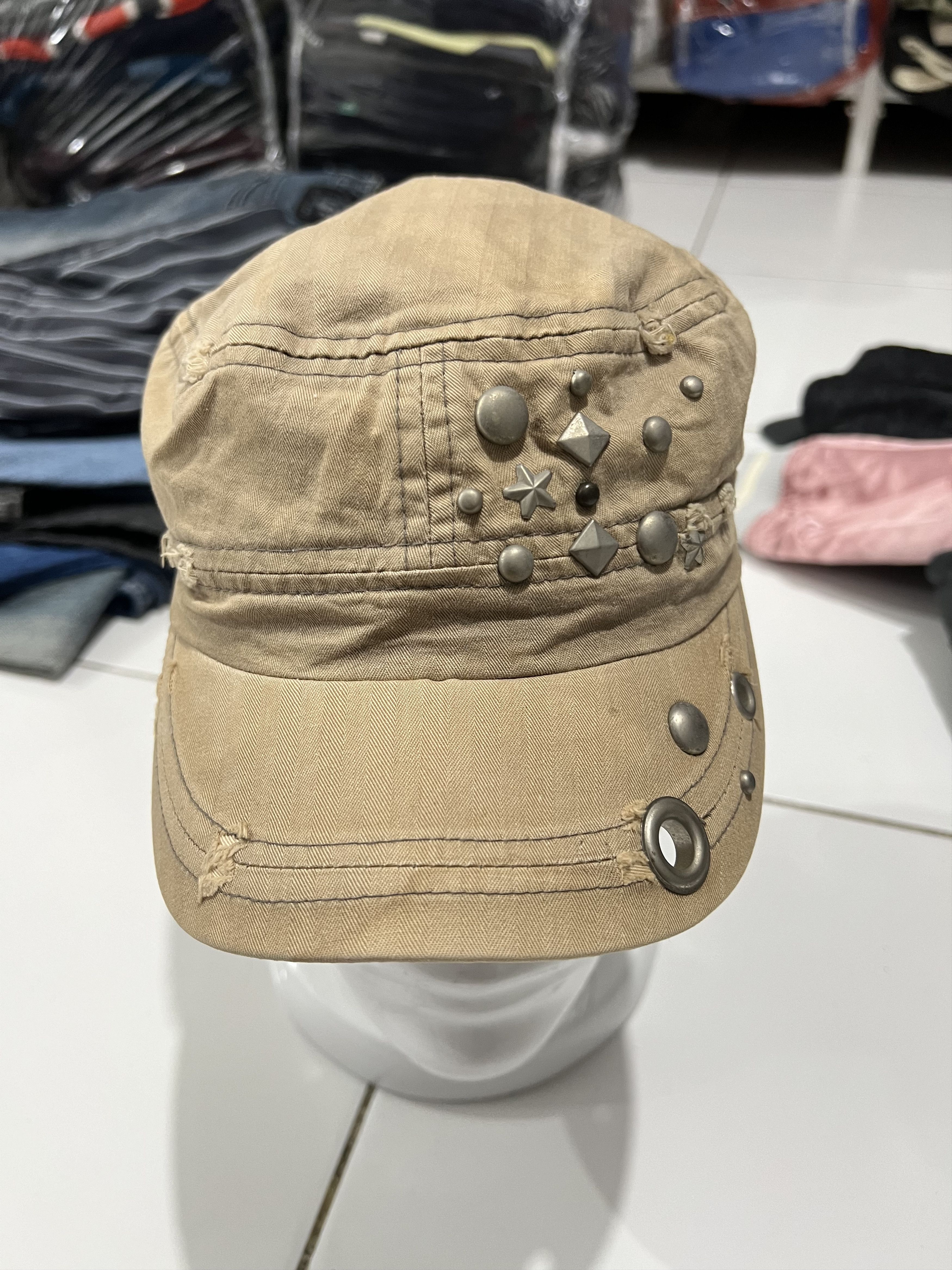 Kapital 2000s Japaneee Cadet Cap Hysteric Distressed Studded y2k Lgb Size ONE SIZE - 2 Thumbnail
